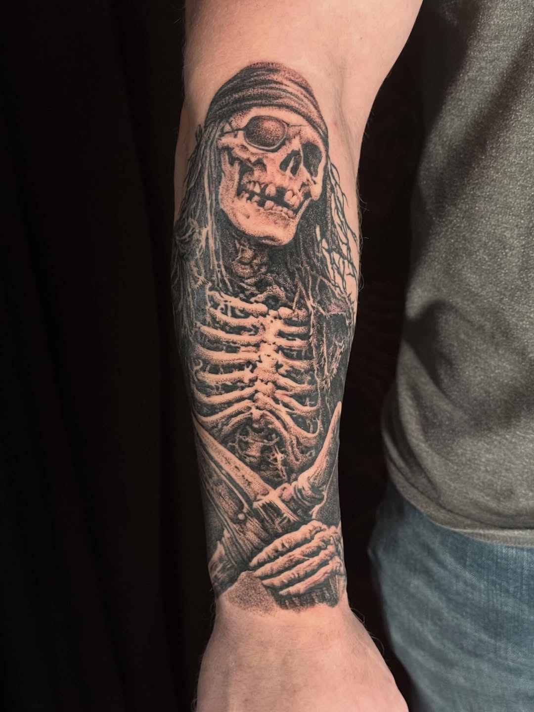 Tattoo by @deadmess — realism, black_and_grey