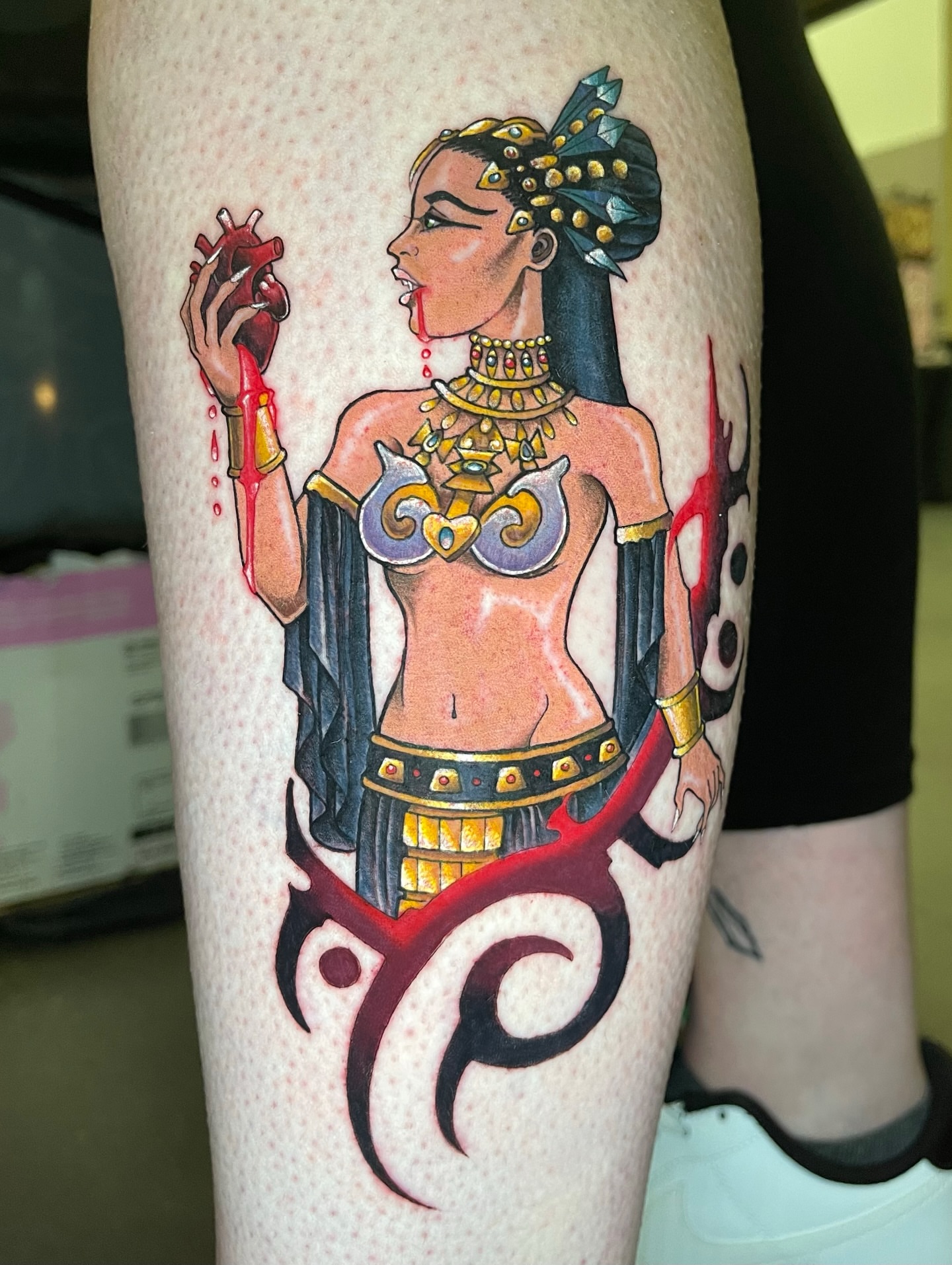 Tattoo by @space.paranoid — american_traditional, illustrative