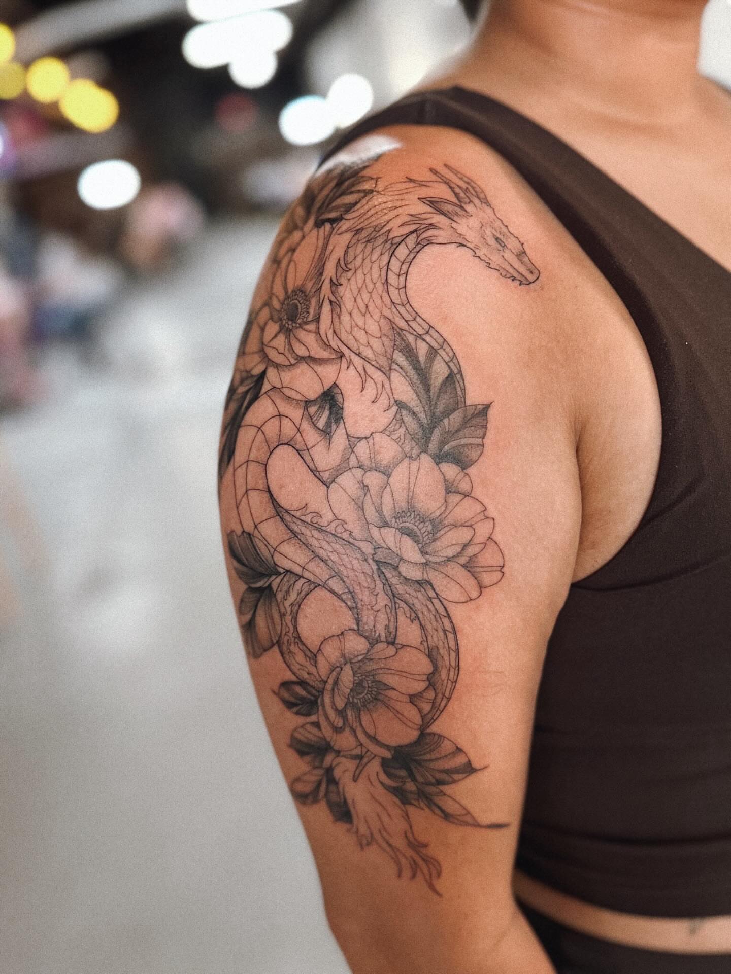Tattoo by @anagram_tattoos — black_and_grey, realism