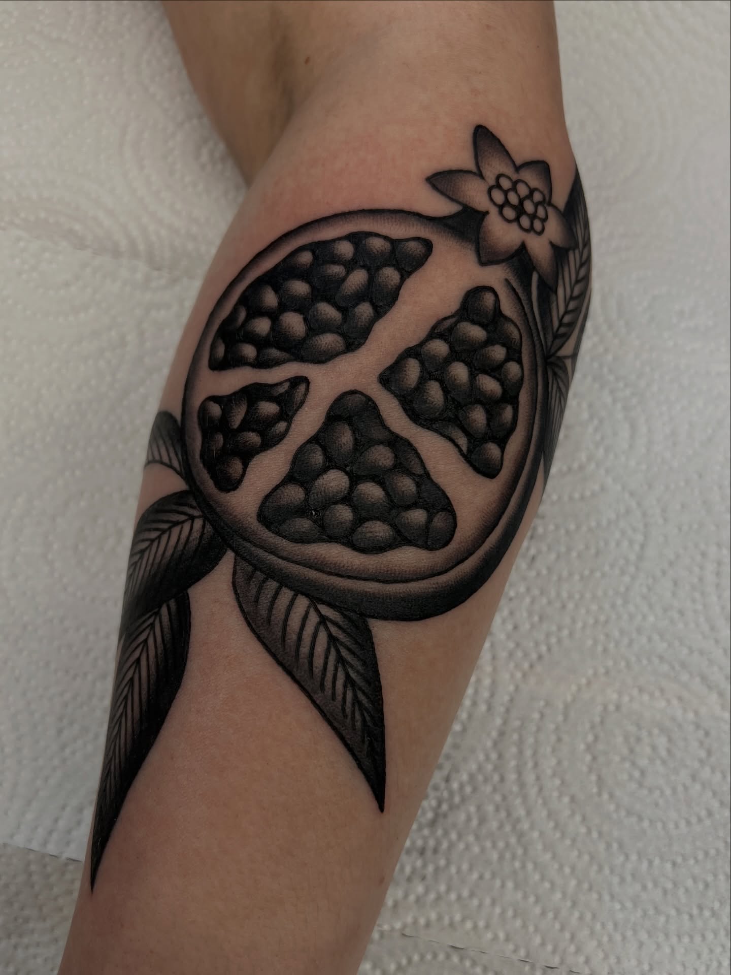 Tattoo by @klaaane — black_and_grey
