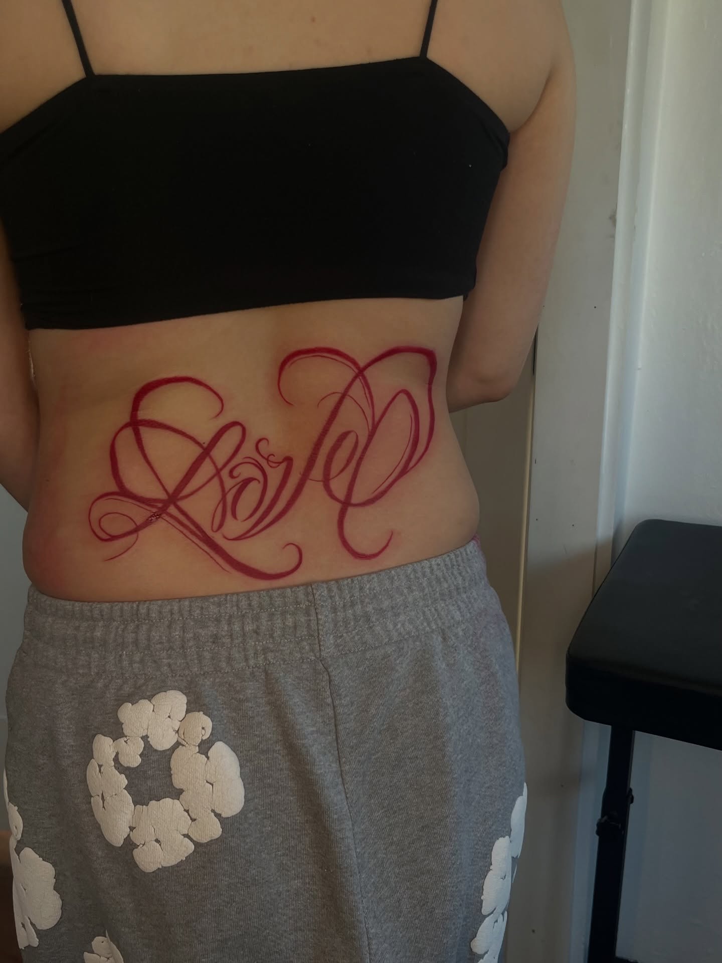Script lettering lettering script tattoo by Unknwn Ink ⭐️