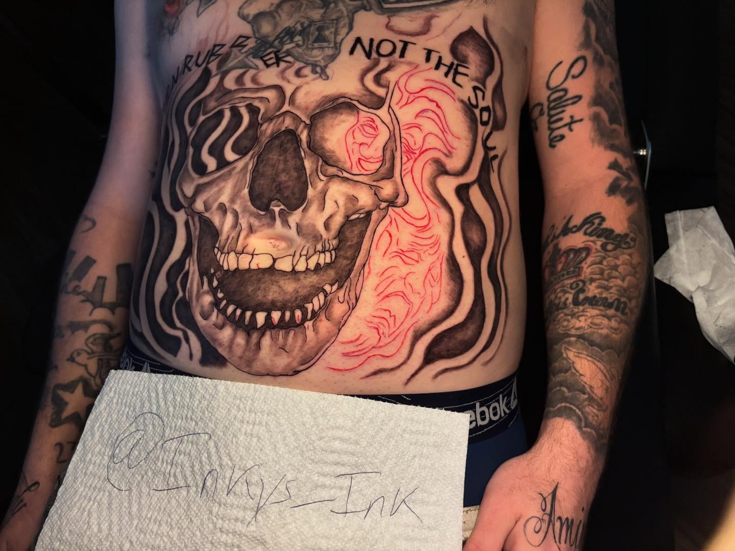 Tattoo by @inkys_ink — realism, dark_realism