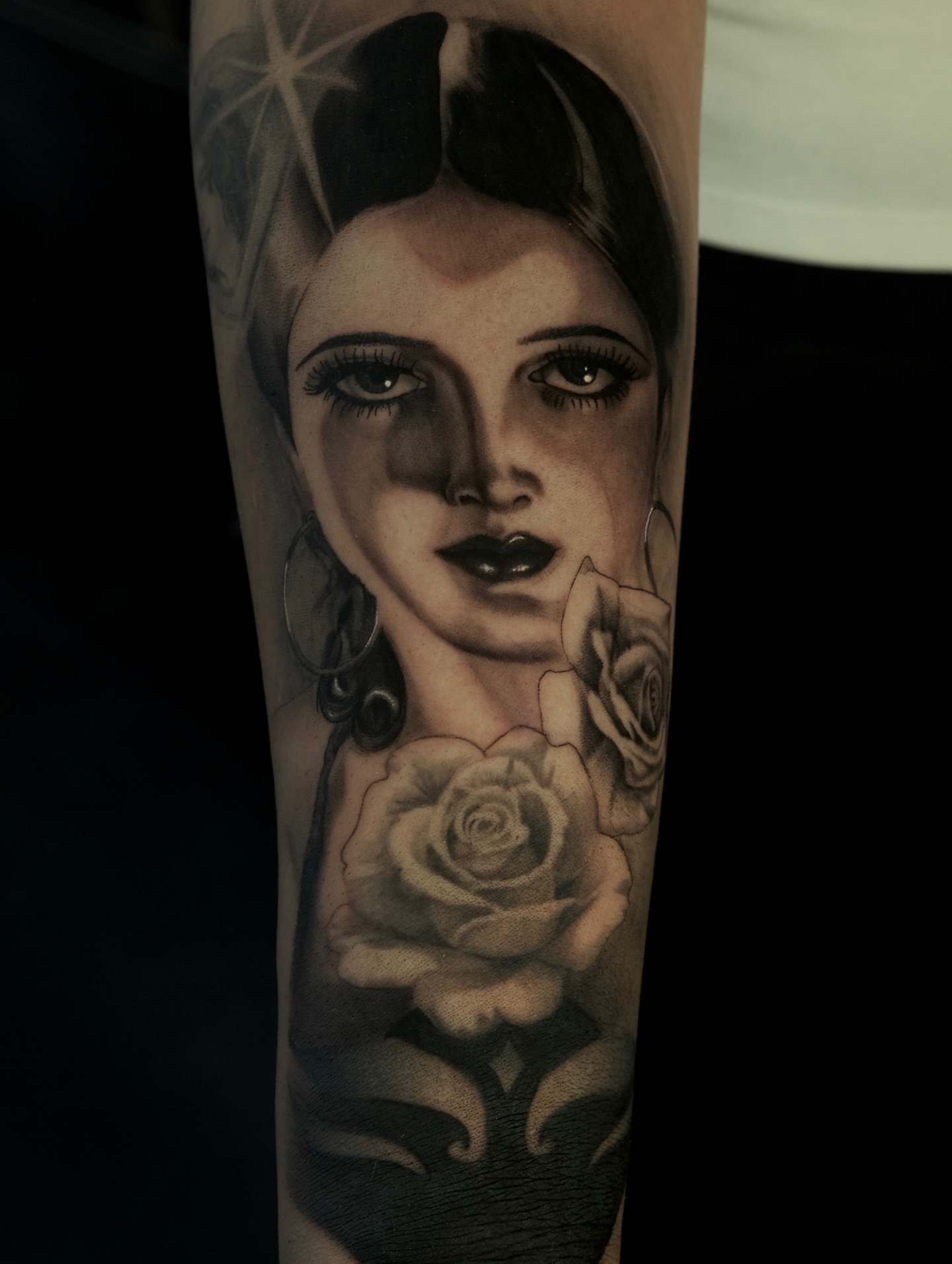 Tattoo by @tattoosbybelen β realism, black_and_grey