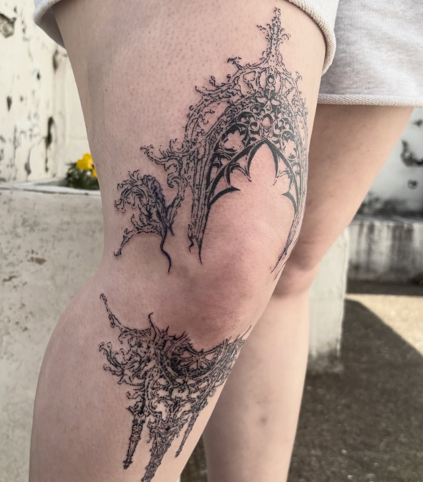 Tattoo by @eujeanmean — black_and_grey, ornamental