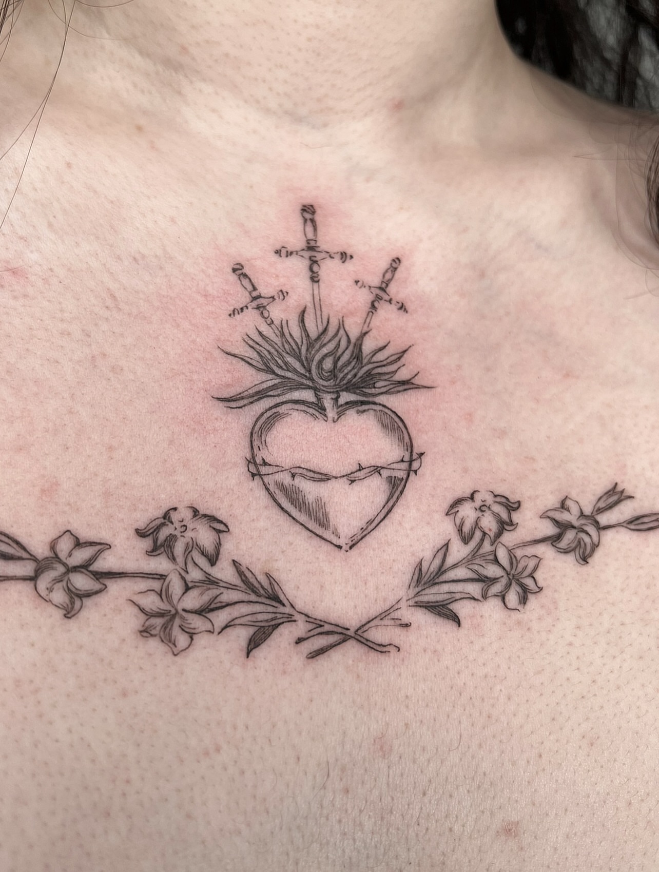 Tattoo by @druzyjewel — black_and_grey