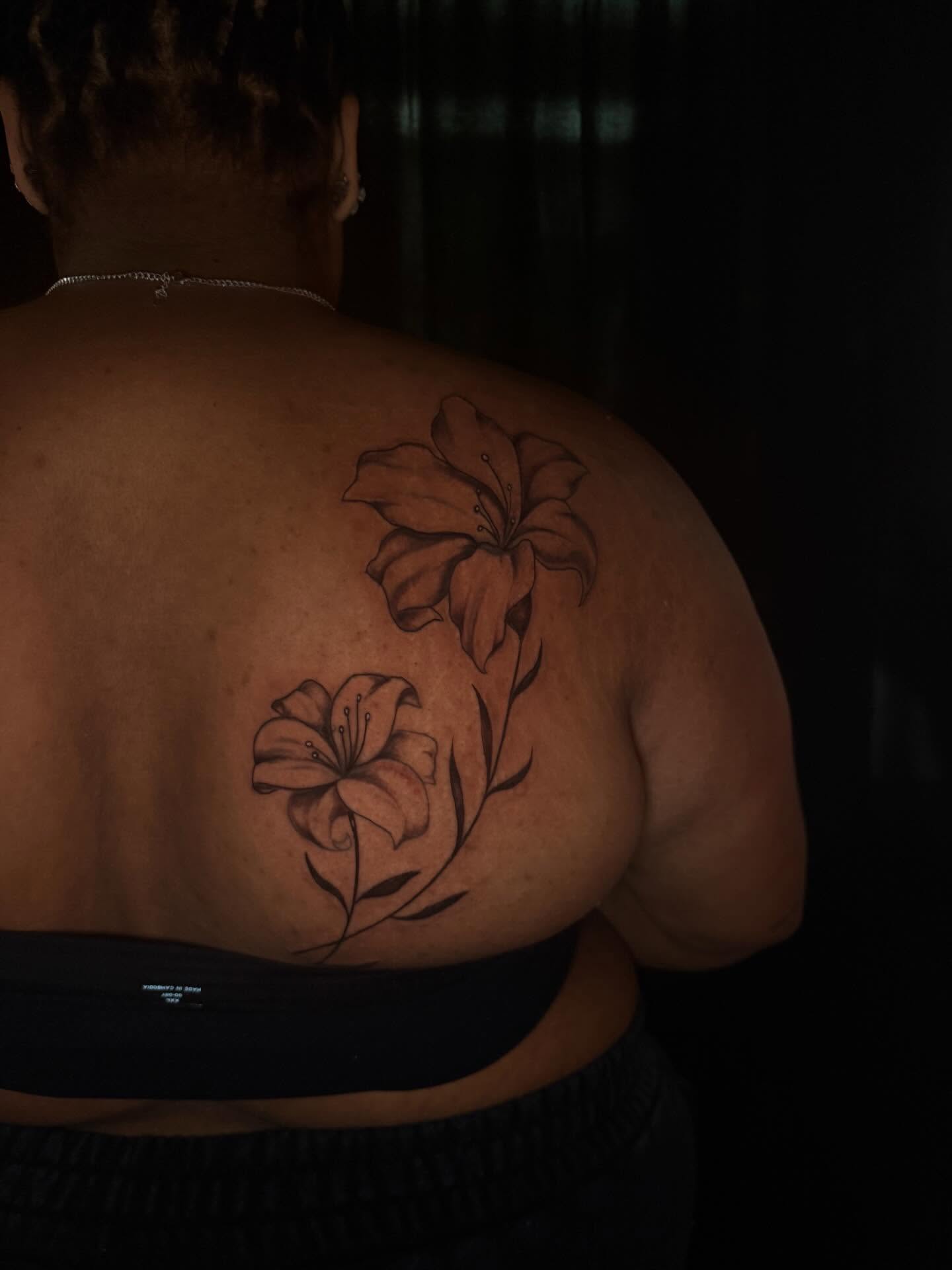 Tattoo by @rxbbbit โ black_and_grey
