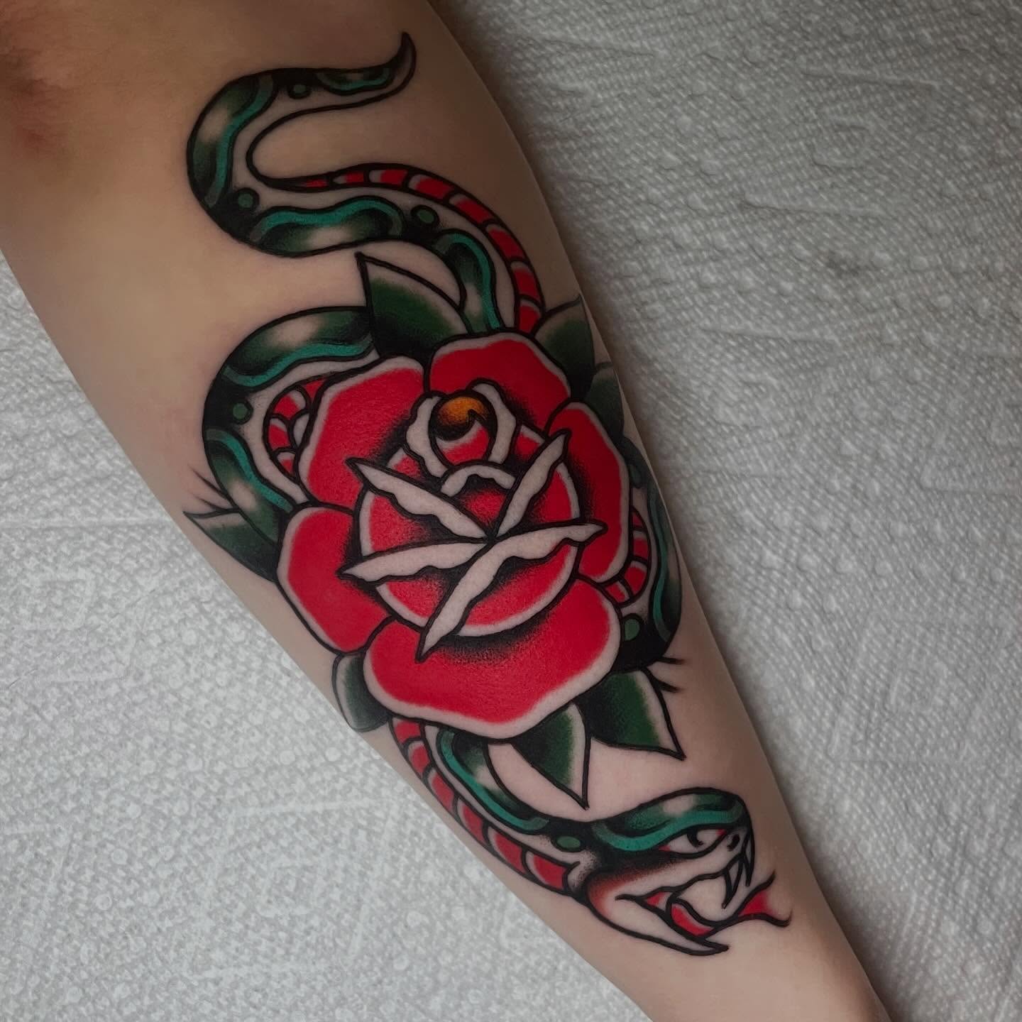 Tattoo by @dakotaharttattooart — american_traditional