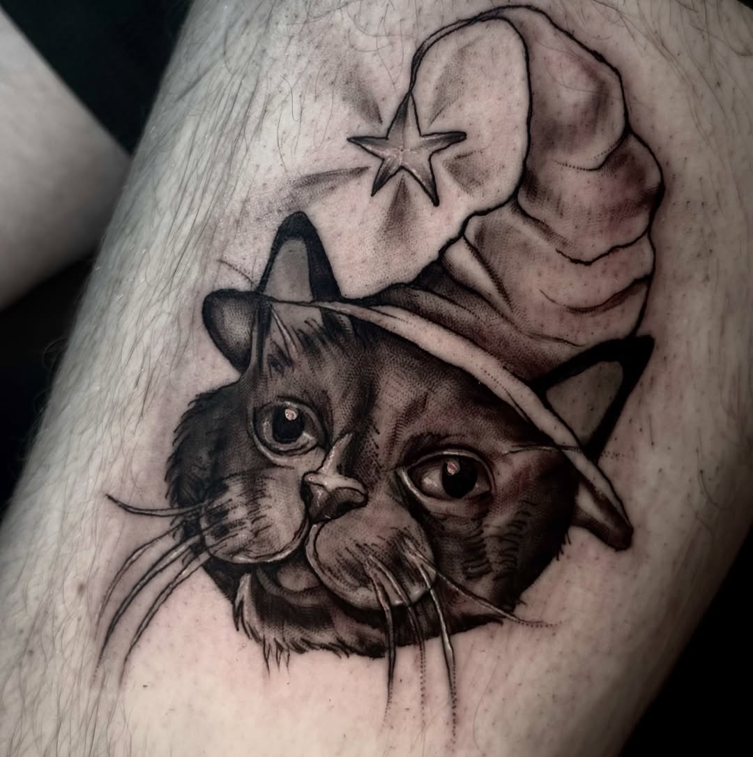 Tattoo by @jazzstabz — realism, black_and_grey