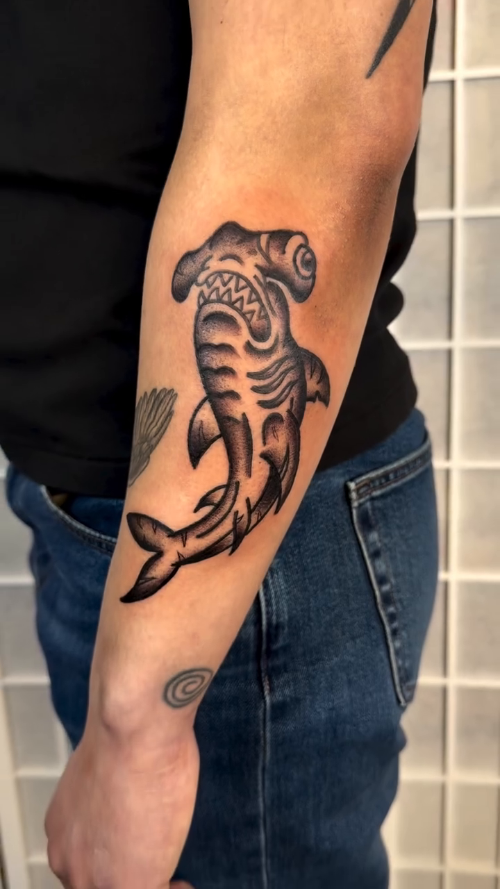 Tattoo by @sadvladink — black_and_grey, realism