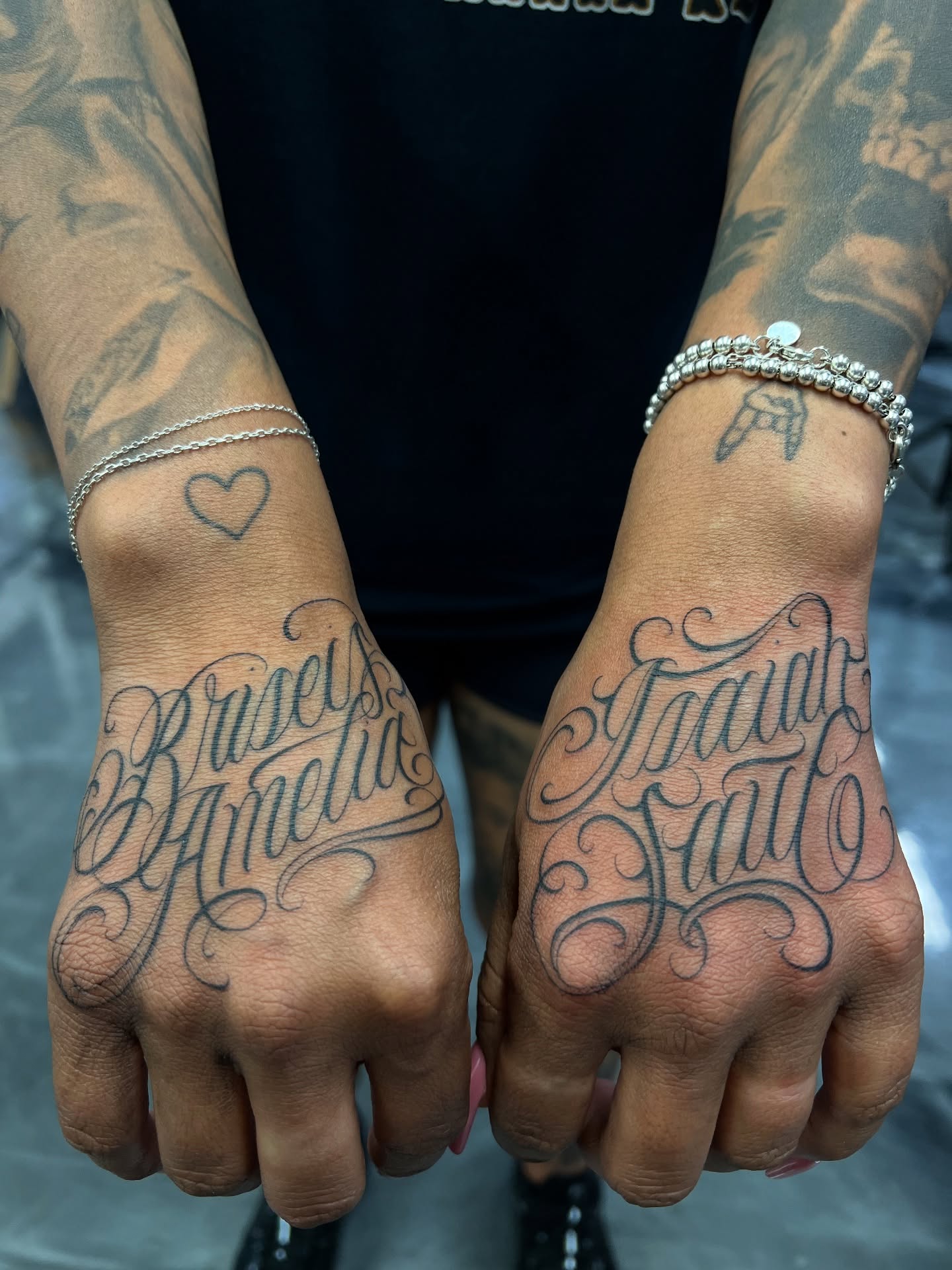 Tattoo by @stillballin6_ — lettering_script