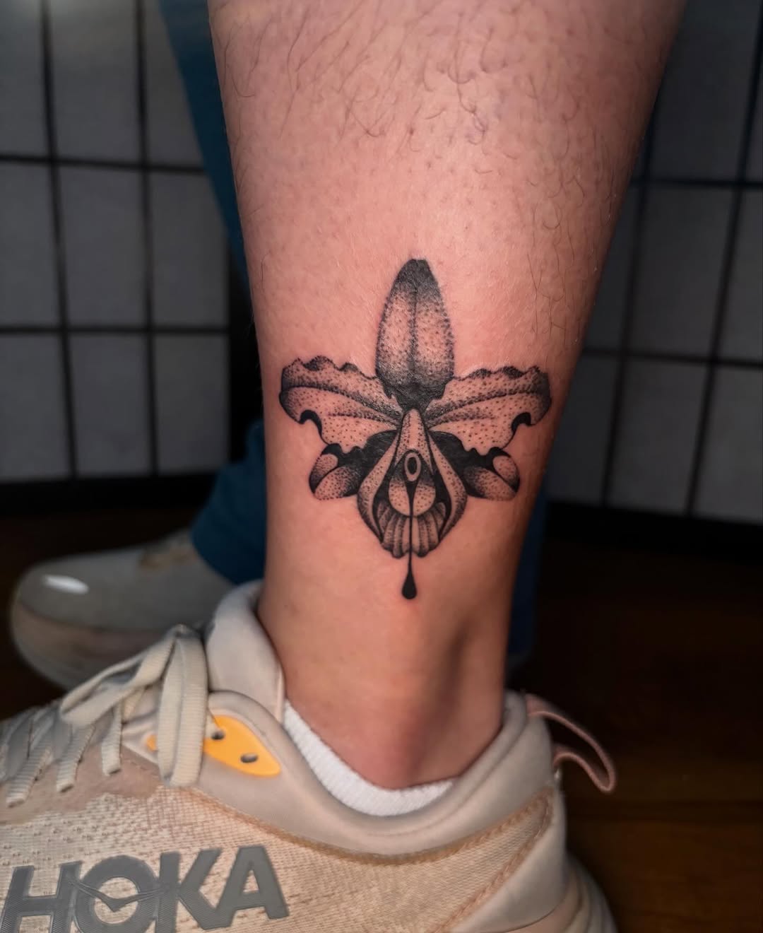 Tattoo by @limejuicetattoo — dotwork, black_and_grey