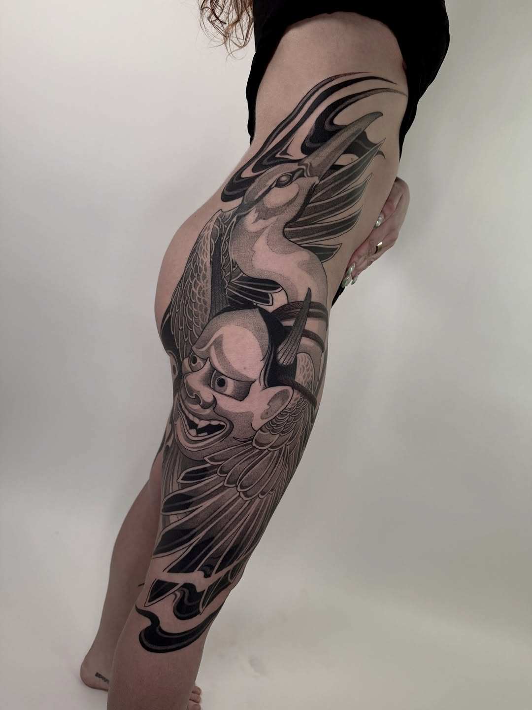 Tattoo by @zachdonn — japanese_irezumi, black_and_grey
