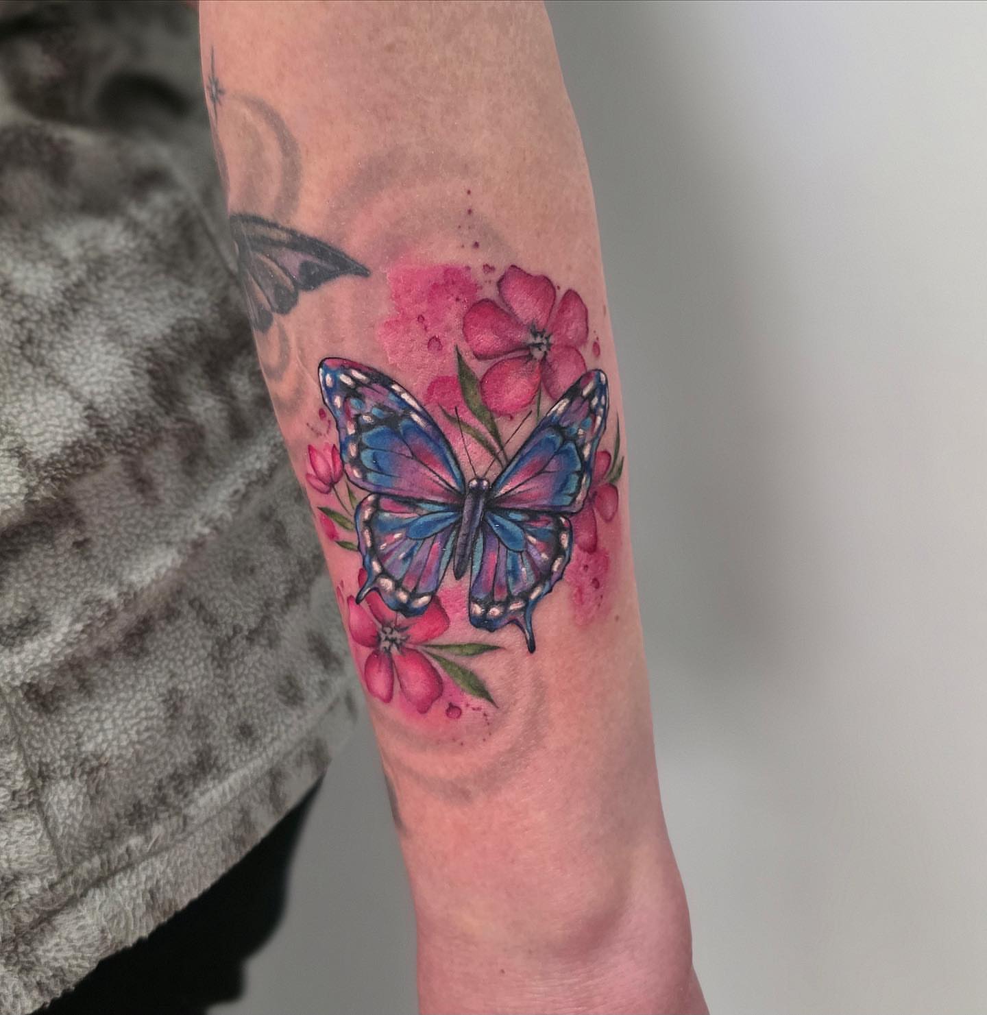 Tattoo by @paige.nicole.tattoos — watercolor