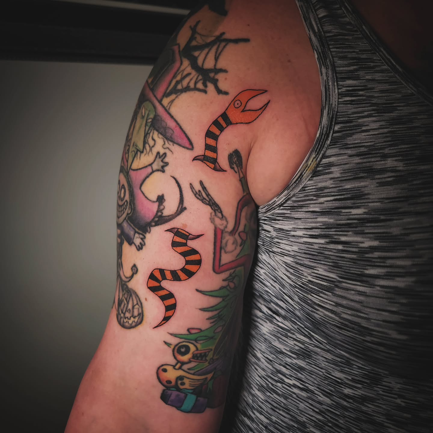 Tattoo by @lifeisajjtattoo_ — american_traditional, dotwork