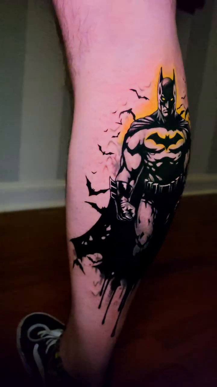 Tattoo by @inkbyrain — blackwork, trash_polka