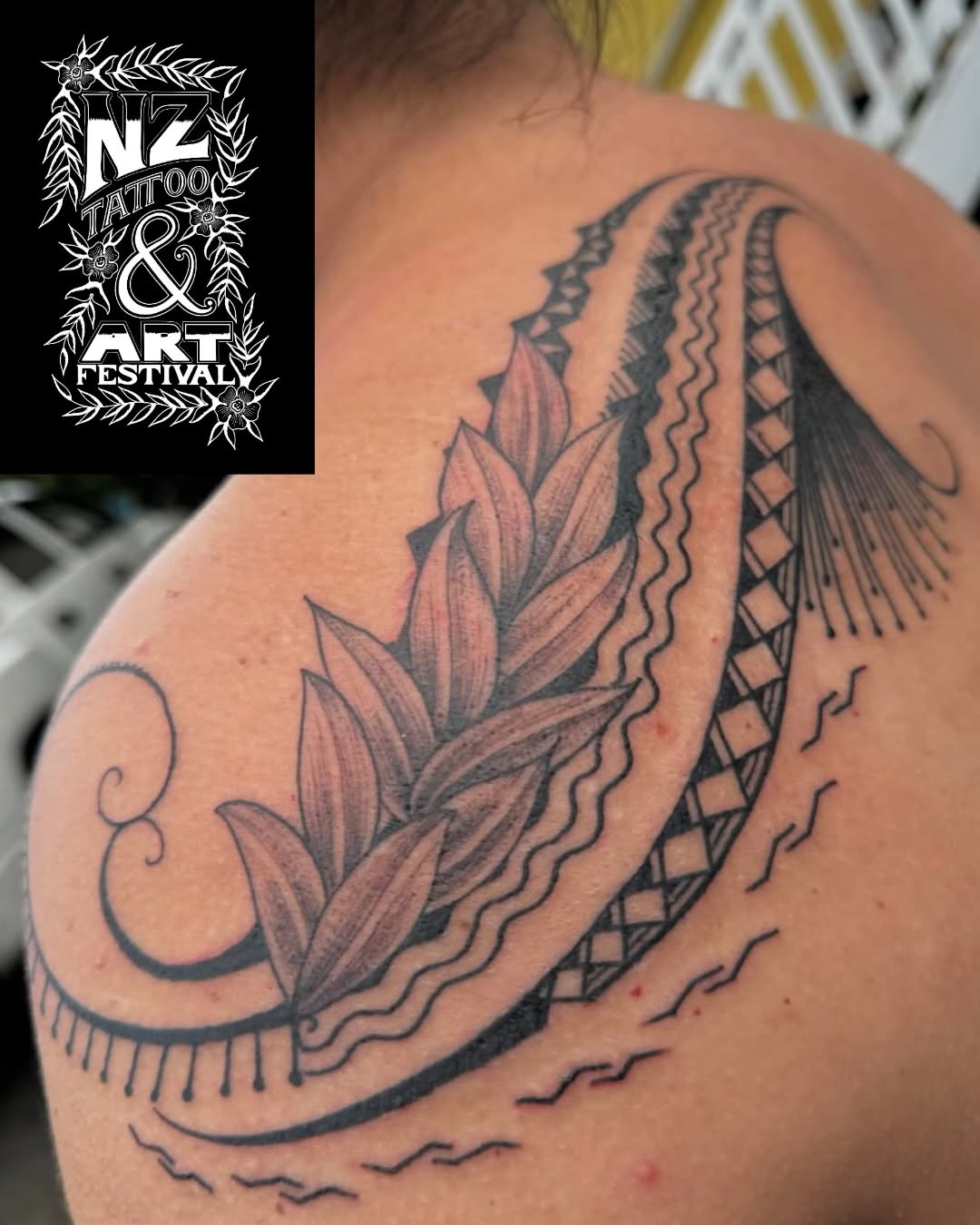 Tattoo by @thehaletattoo — tribal, black_and_grey