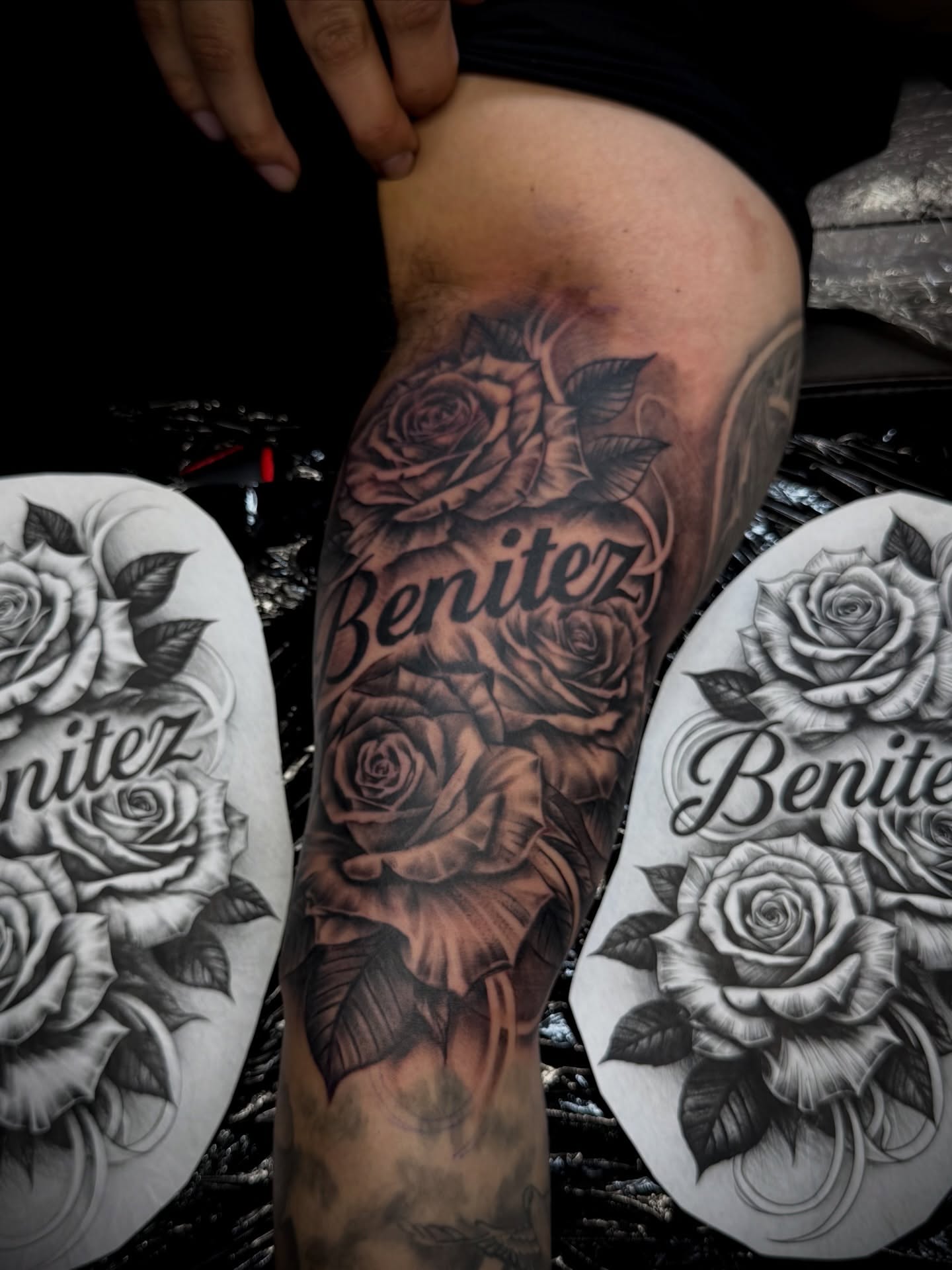 Tattoo by @chaparroinks — black_and_grey