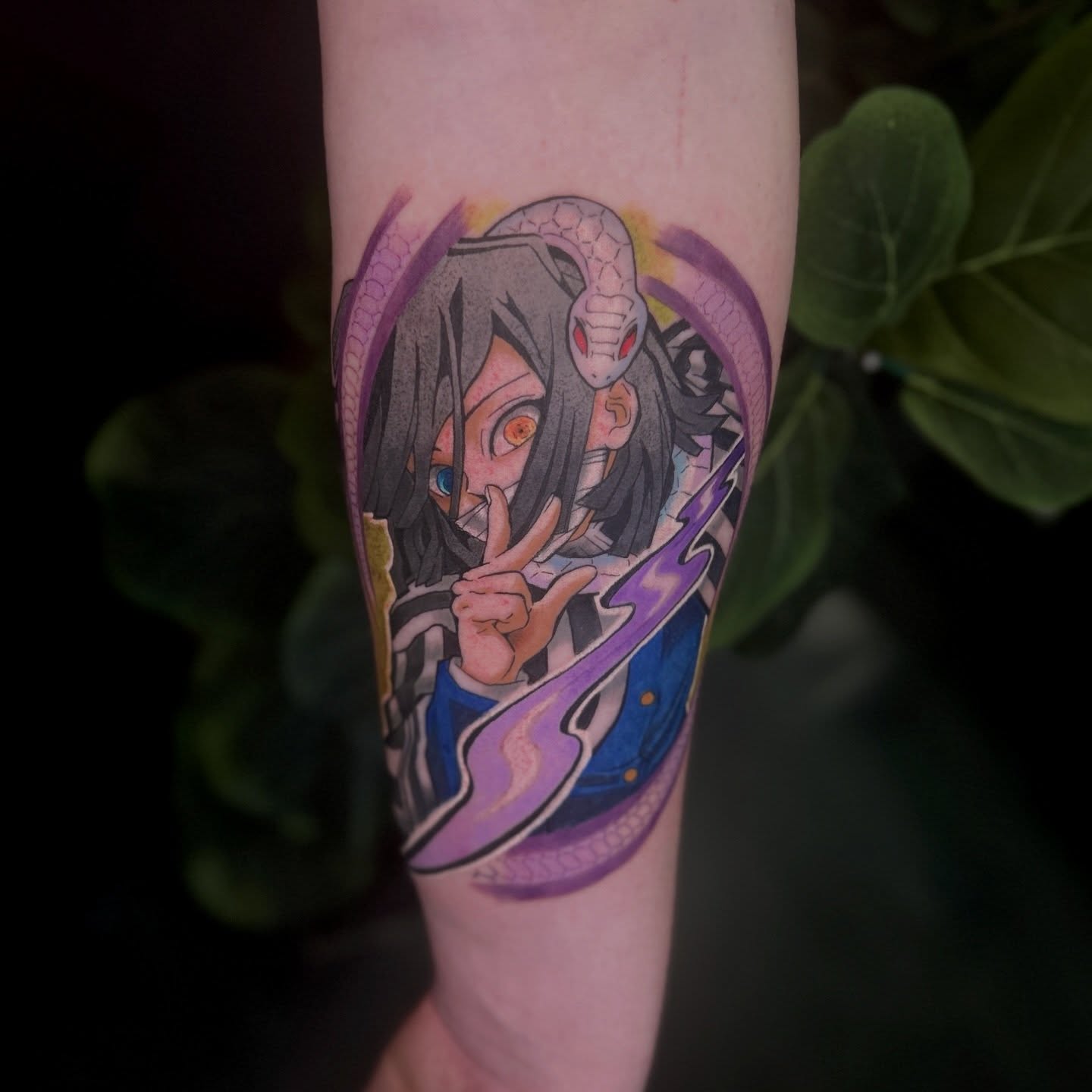 Tattoo by @tatted_pumpkin — anime, illustrative