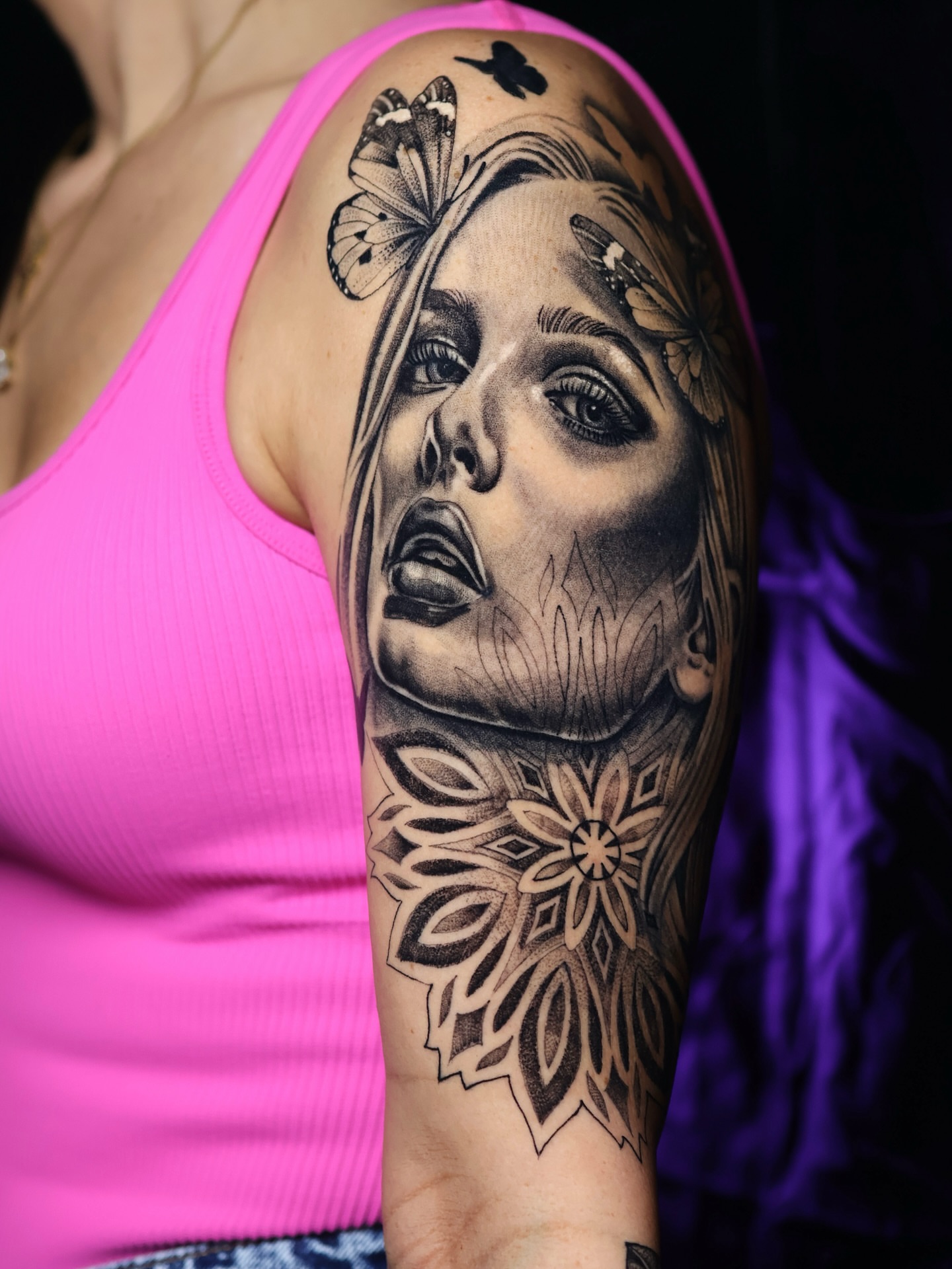 Tattoo by @tattoos_by_lo — realism, black_and_grey