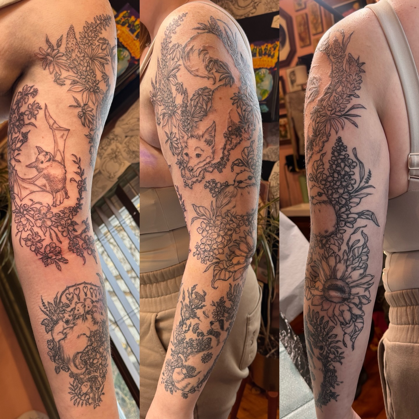 Tattoo by @rebekatattoos — black_and_grey