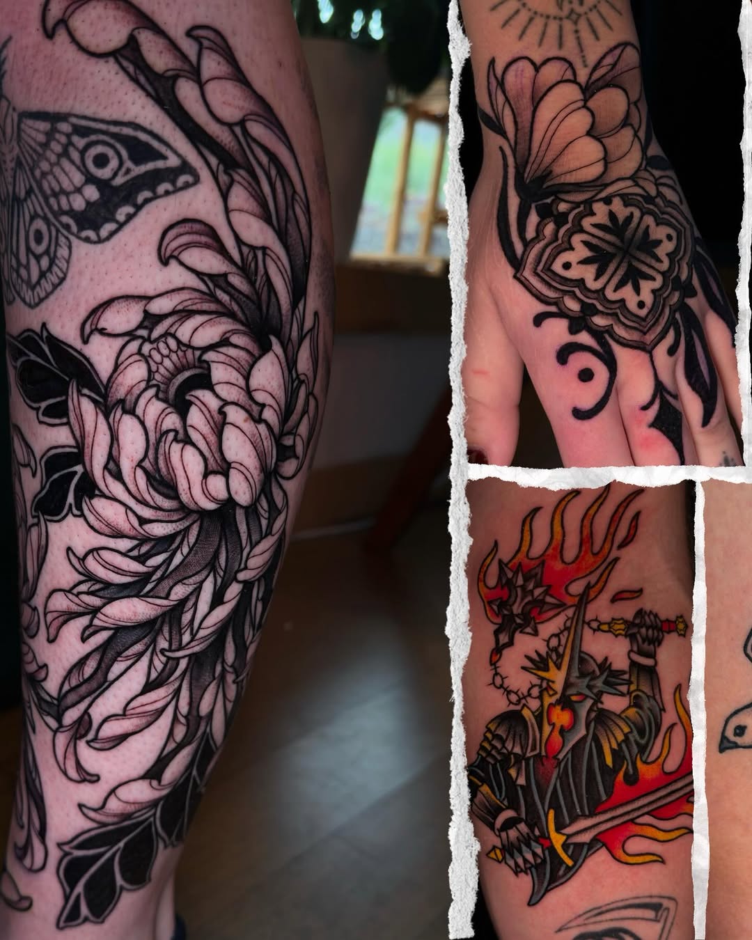 Tattoo by @staghorntattoo — japanese_irezumi, black_and_grey