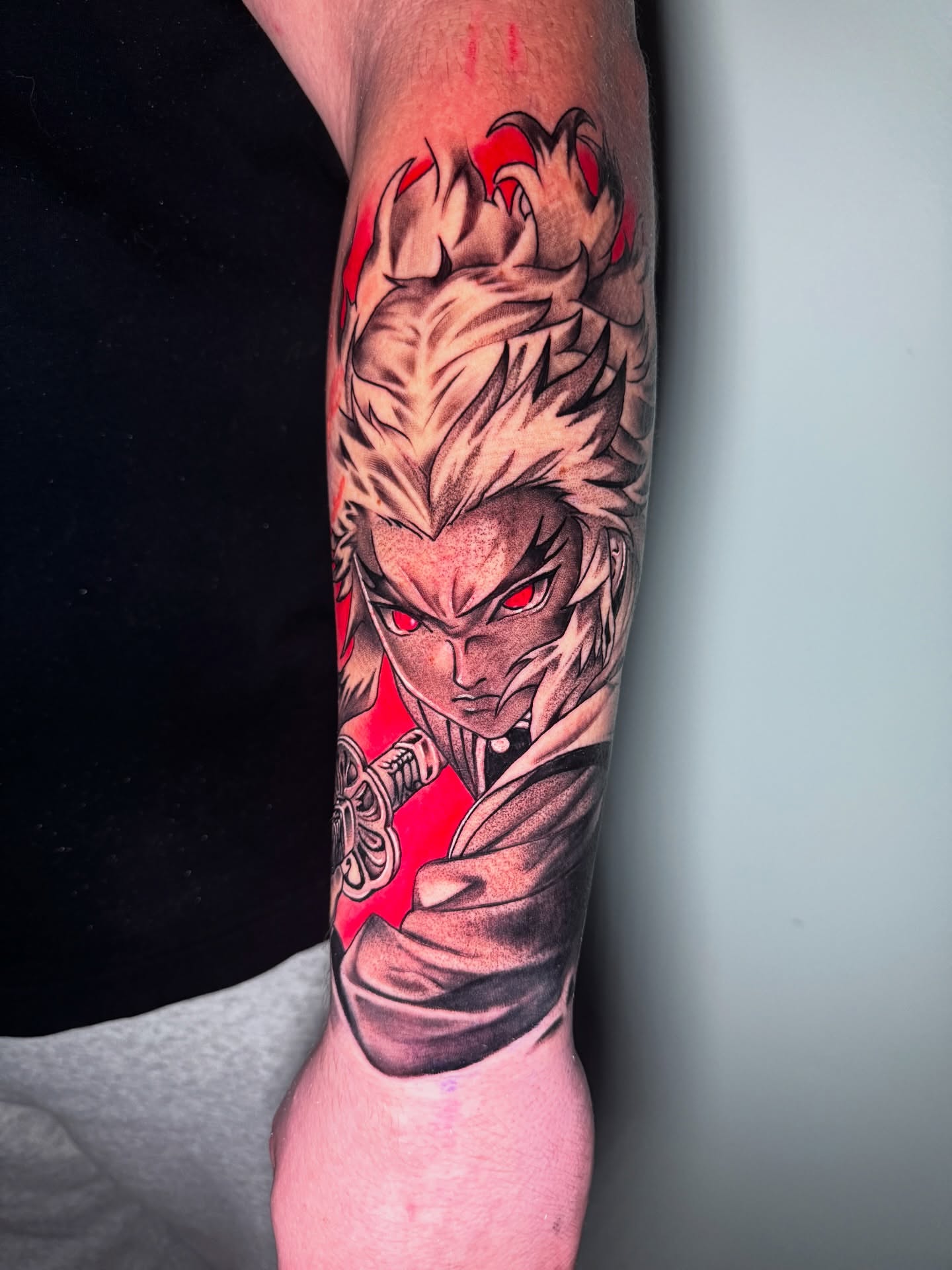 Tattoo by @tattoosbyneff โ anime