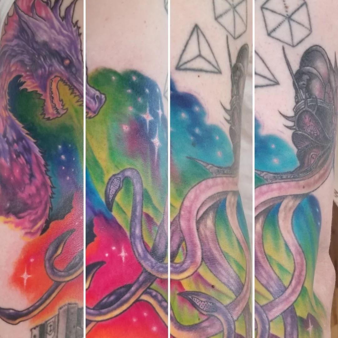 Tattoo by @brianchuntattoo — new_school, surrealism