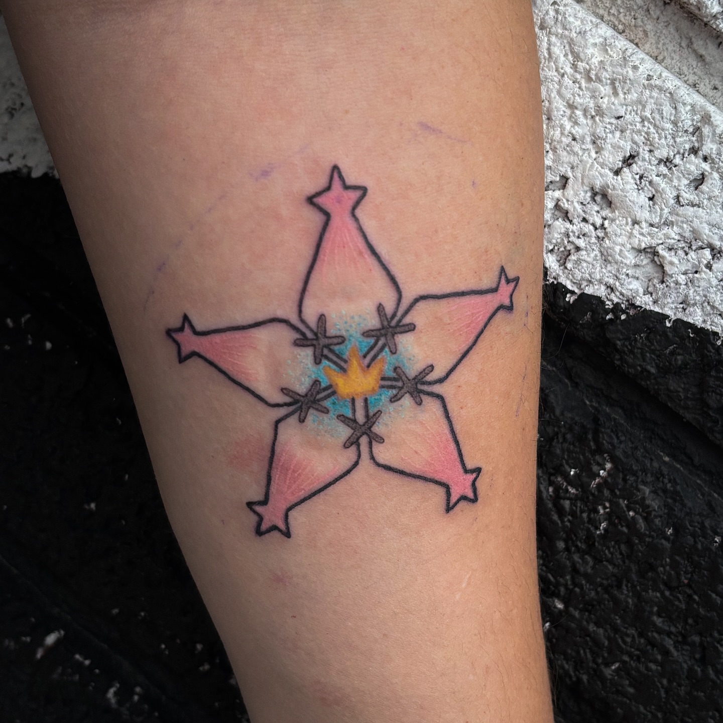Tattoo by @smellsrotten — geometric