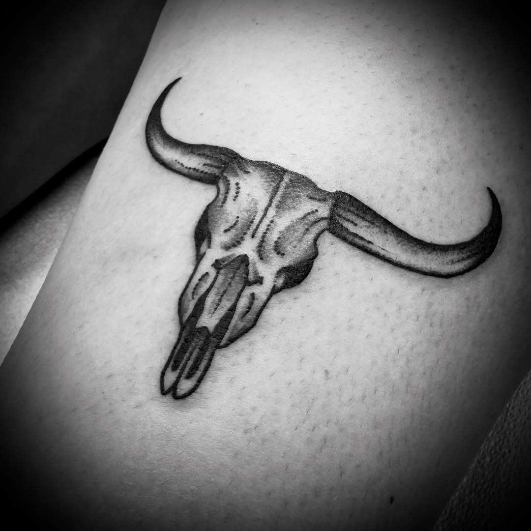 Tattoo by @kristenpaigetattoo — black_and_grey, realism