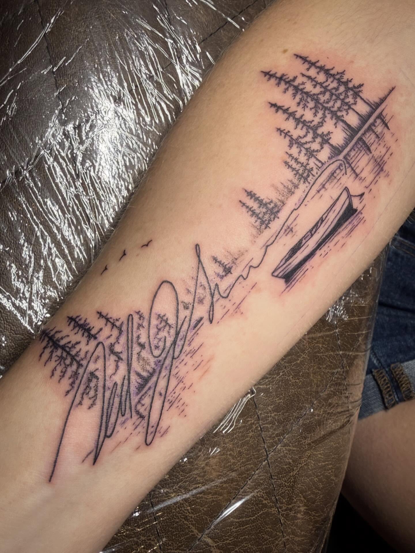 Tattoo by @the_chaotic_ginger — black_and_grey