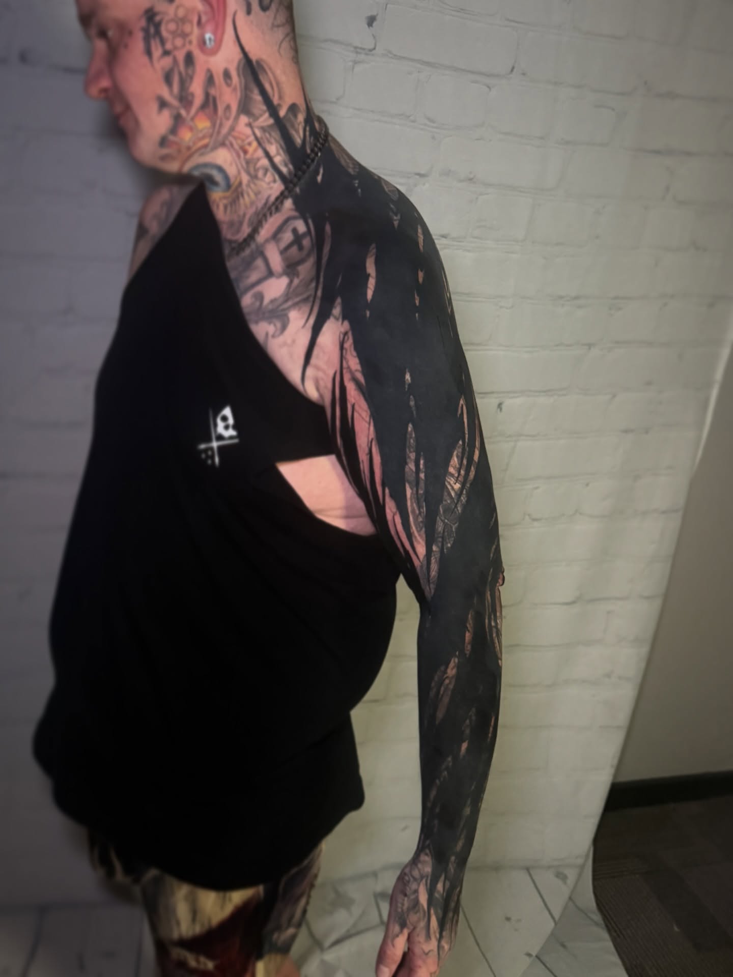 Tattoo by @artjunkiedc — black_and_grey