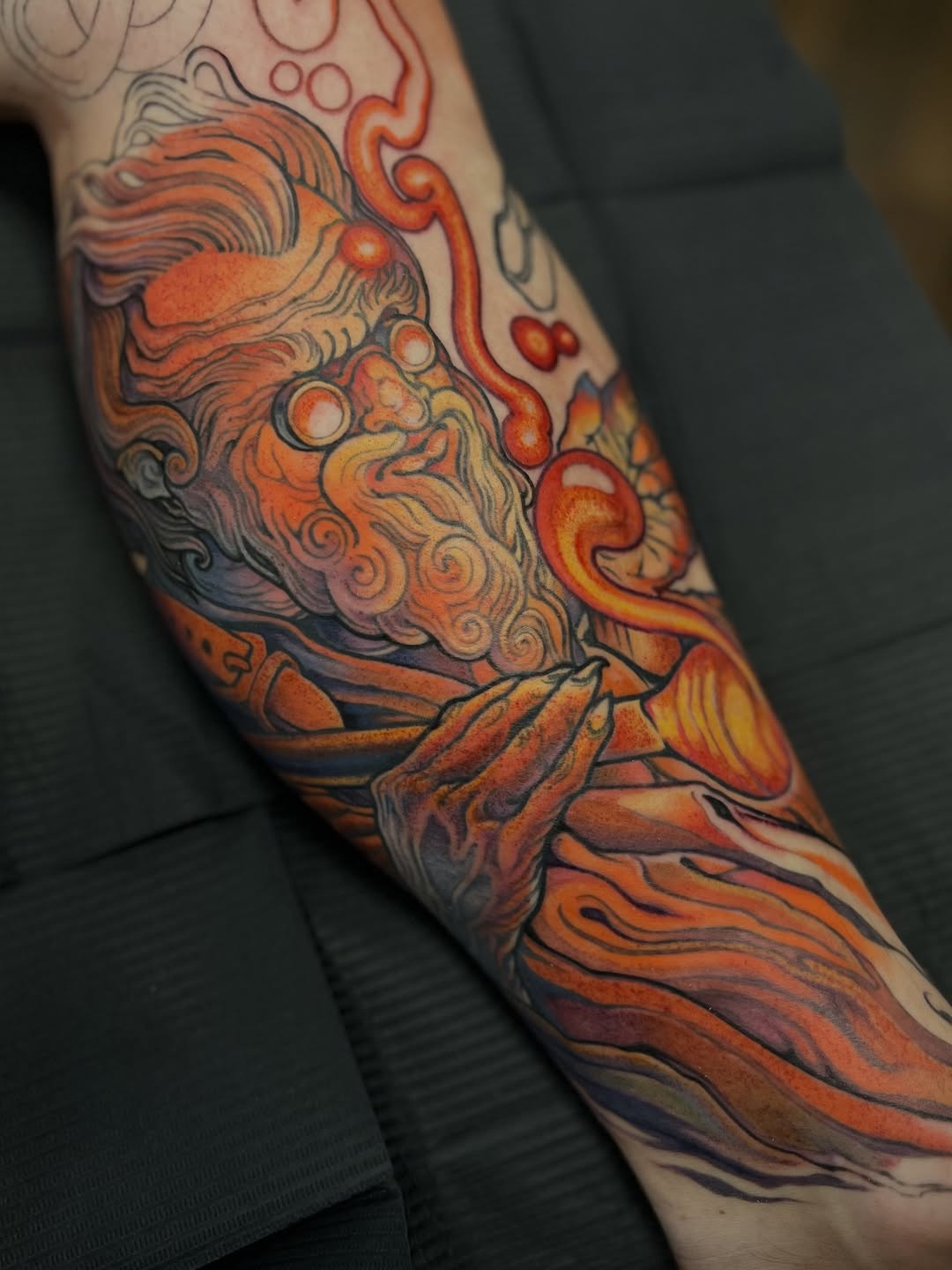 Tattoo by @fredd.chino.tattoos — japanese_irezumi, realism