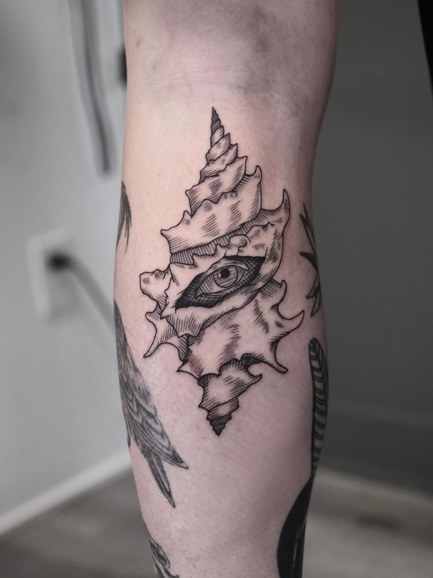 Tattoo by @nocool_kim — black_and_grey