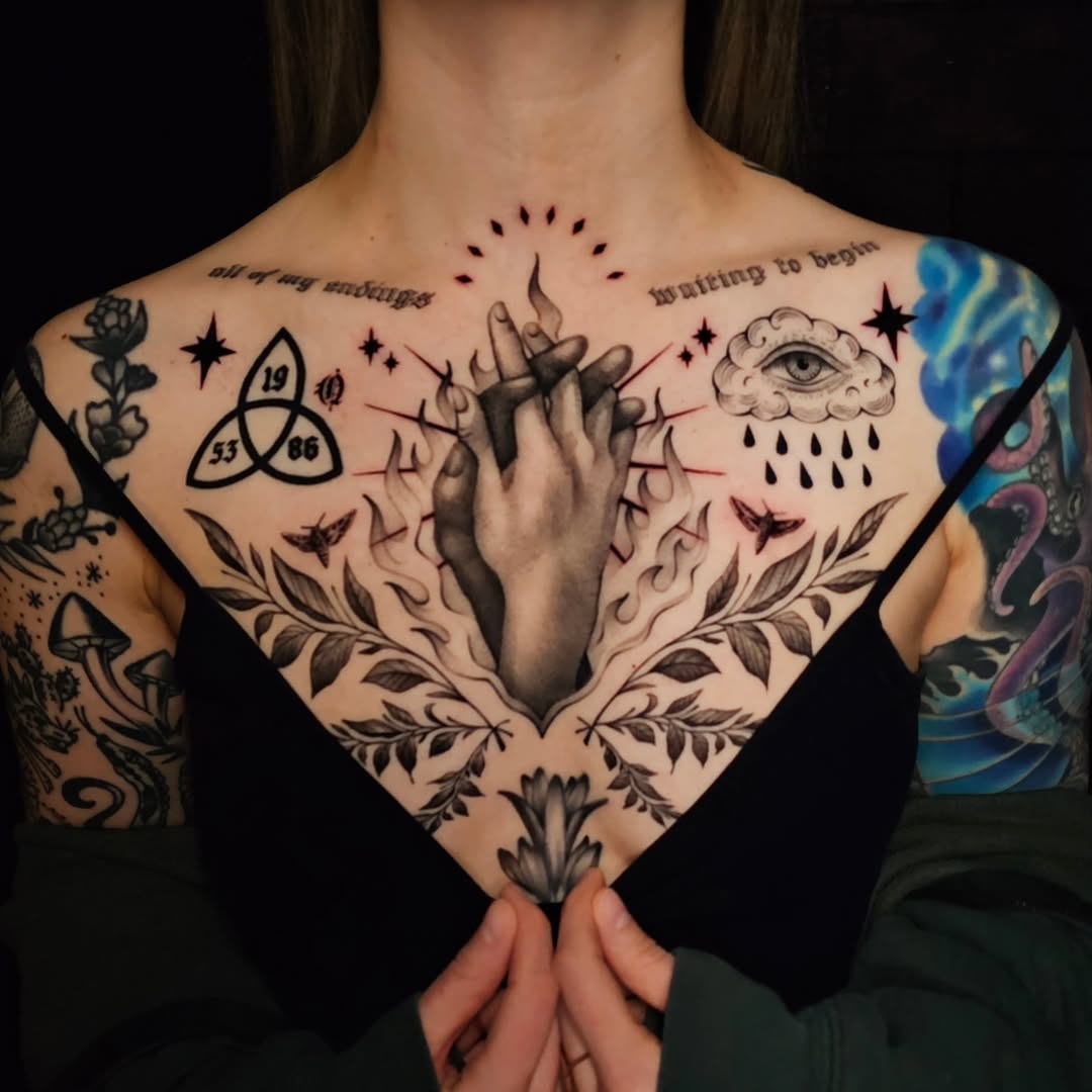Tattoo by @dannymadsentattoo — realism, black_and_grey