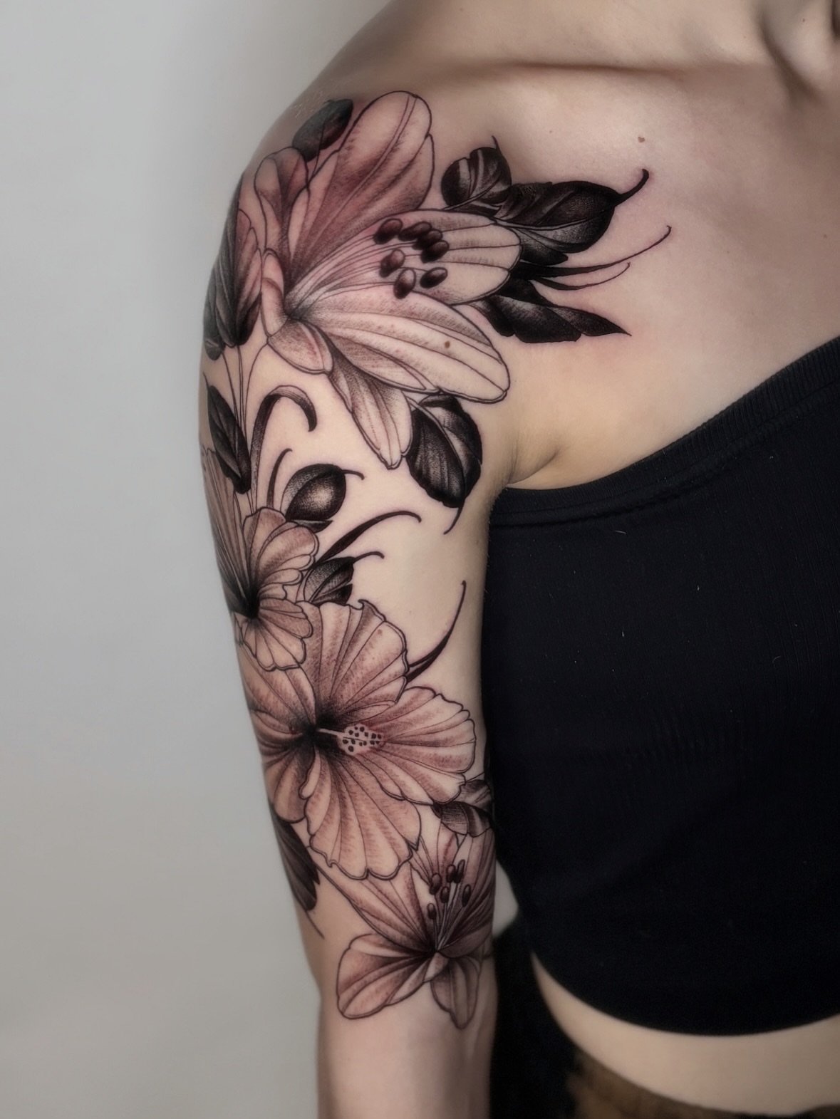 Tattoo by @tonyluceroart — black_and_grey, realism