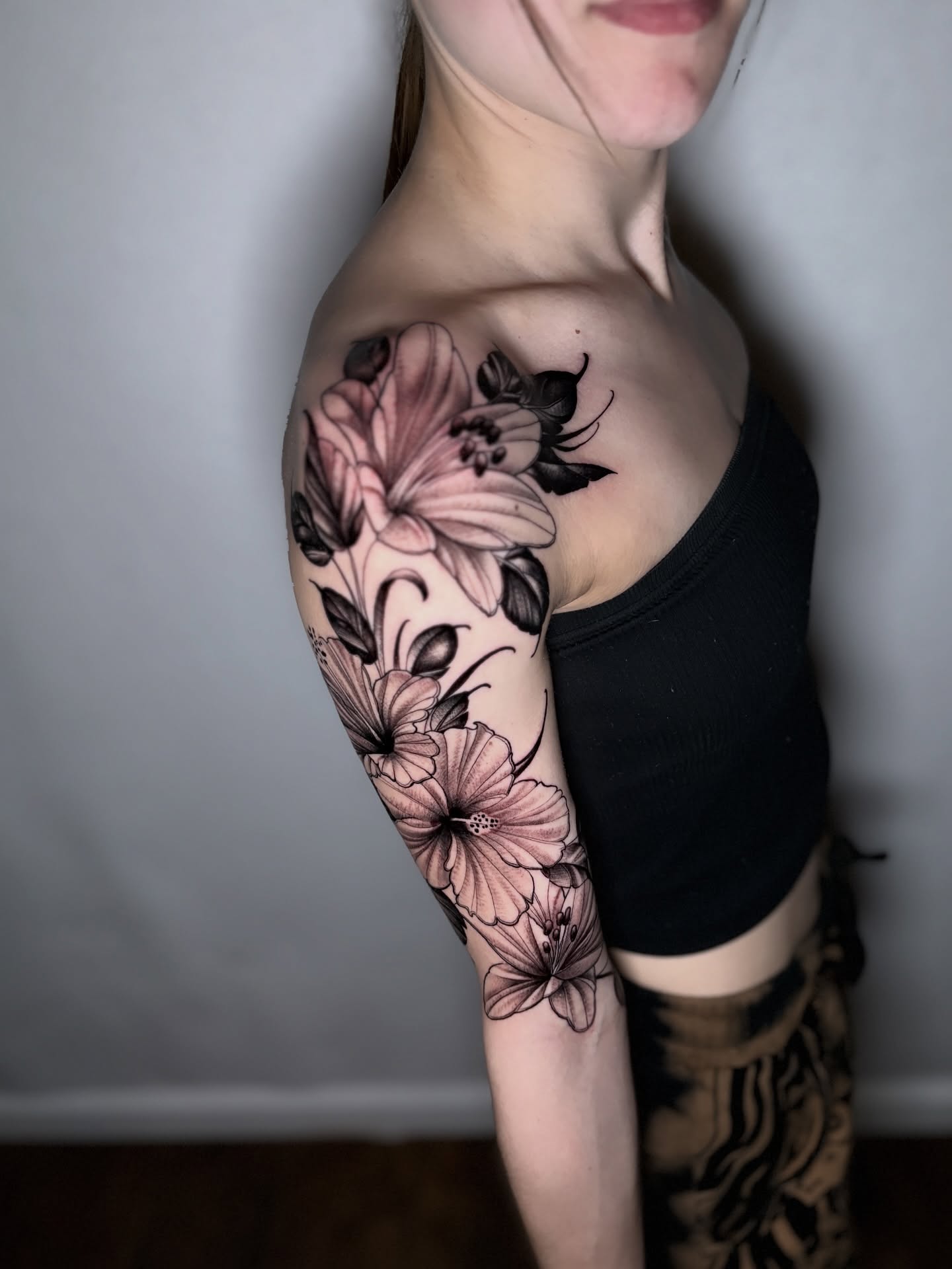 Tattoo by @tonyluceroart — black_and_grey