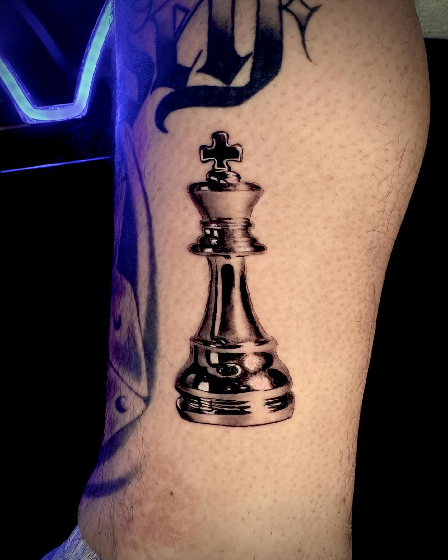 Tattoo by @dje.inks — black_and_grey