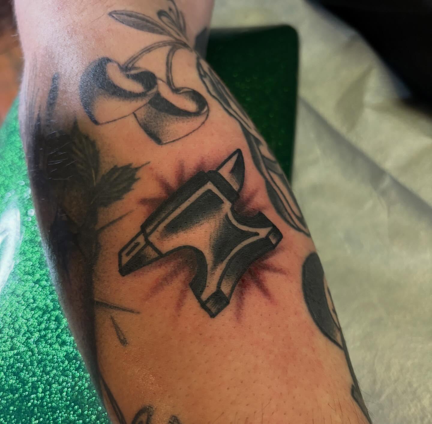 Tattoo by @mishkatraditional — black_and_grey