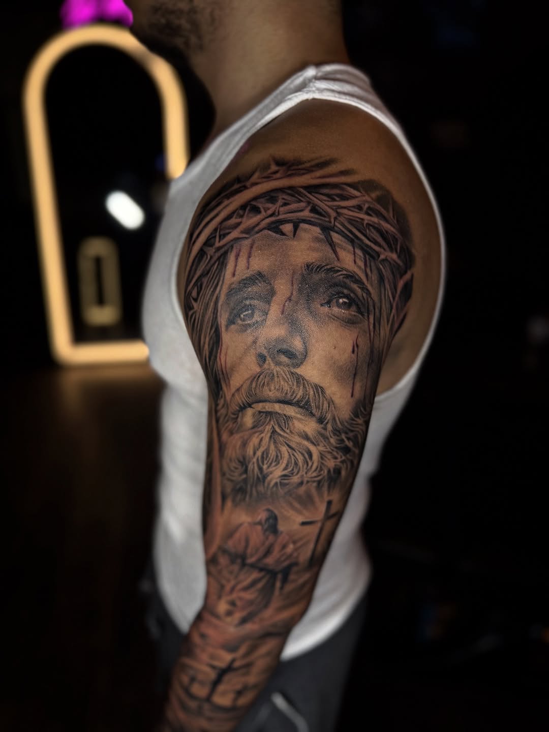 Realism tattoo on the forearm by Jevon Glasco Tattoos