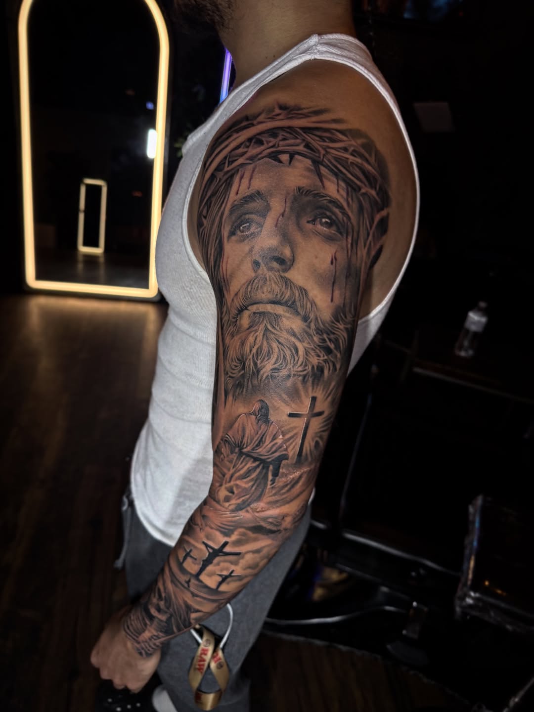 Realism tattoo on the forearm by Jevon Glasco Tattoos