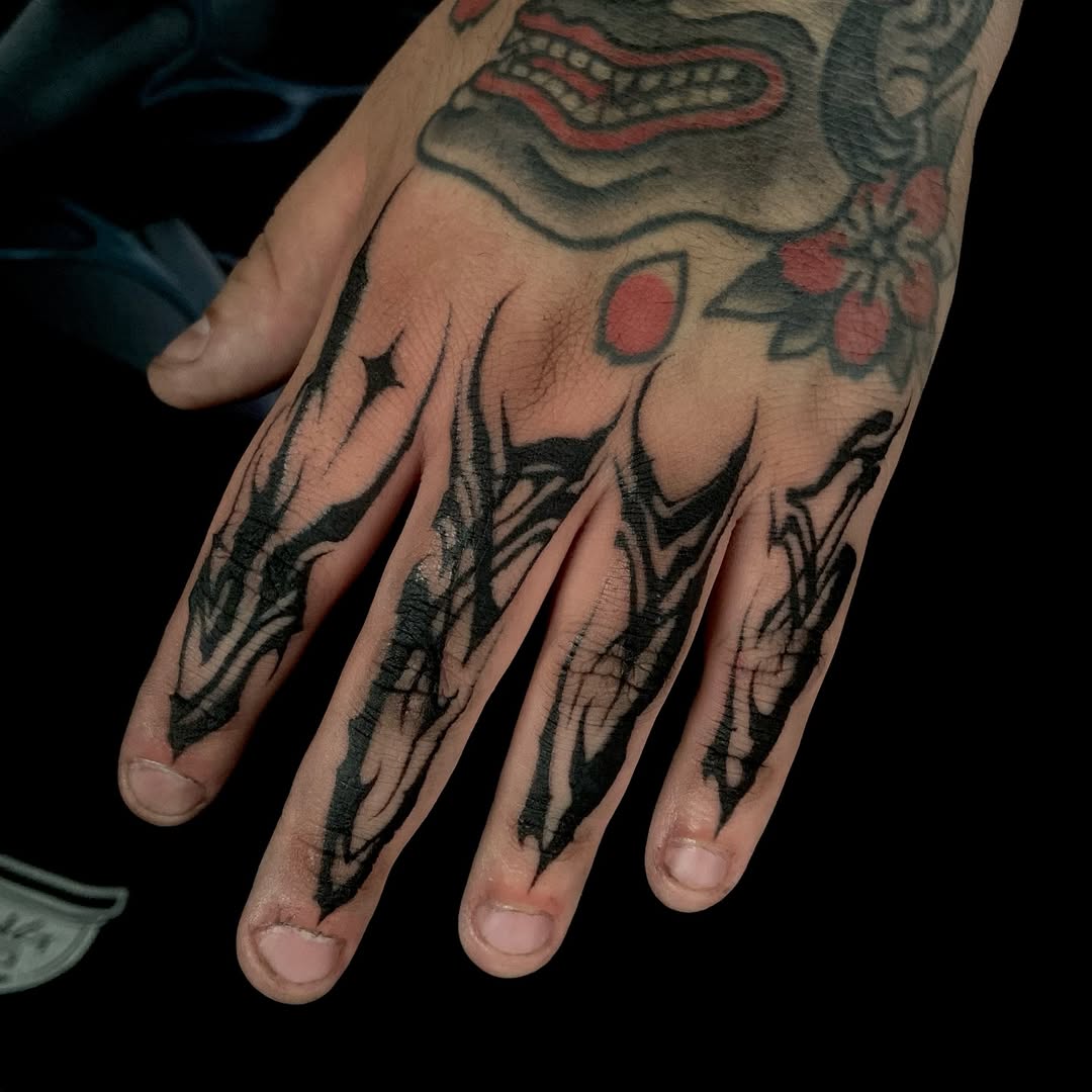 Tattoo by @baptism_black โ blackwork, tribal
