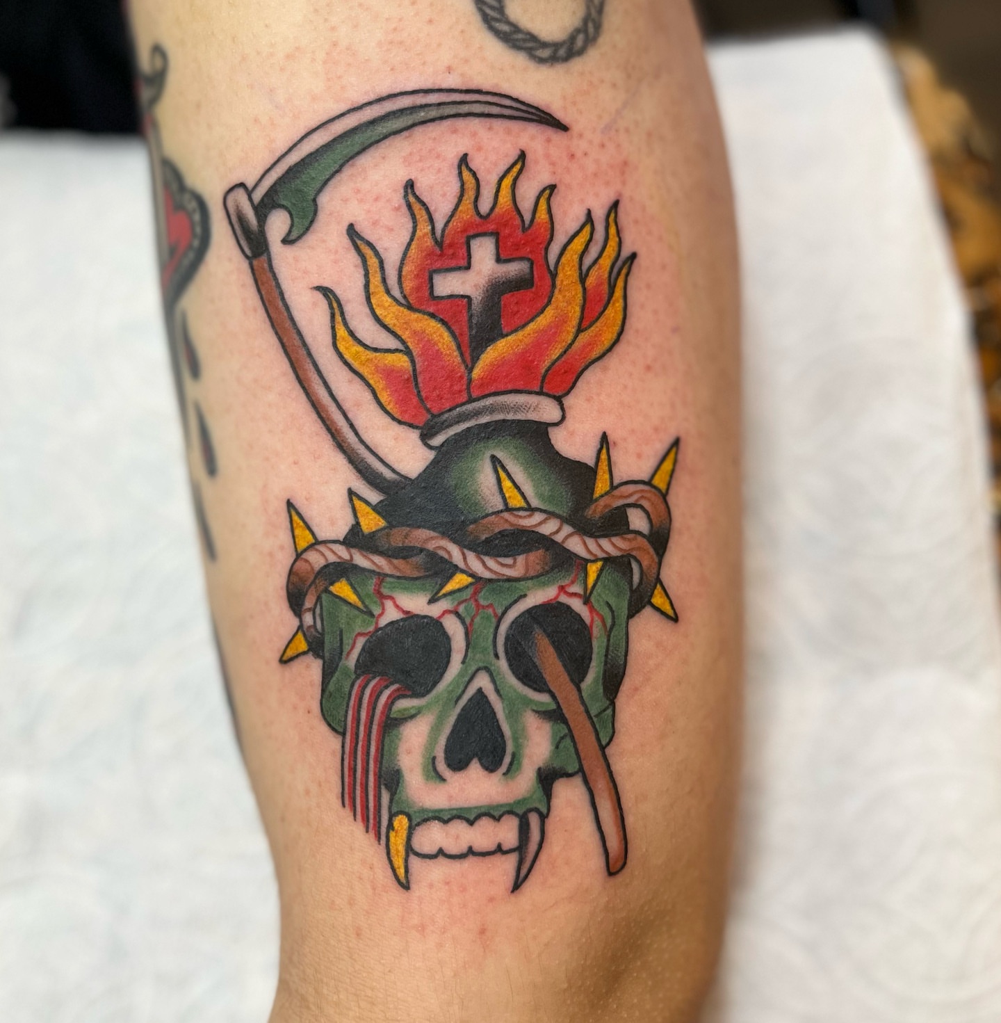 Tattoo by @viviantattoos — american_traditional