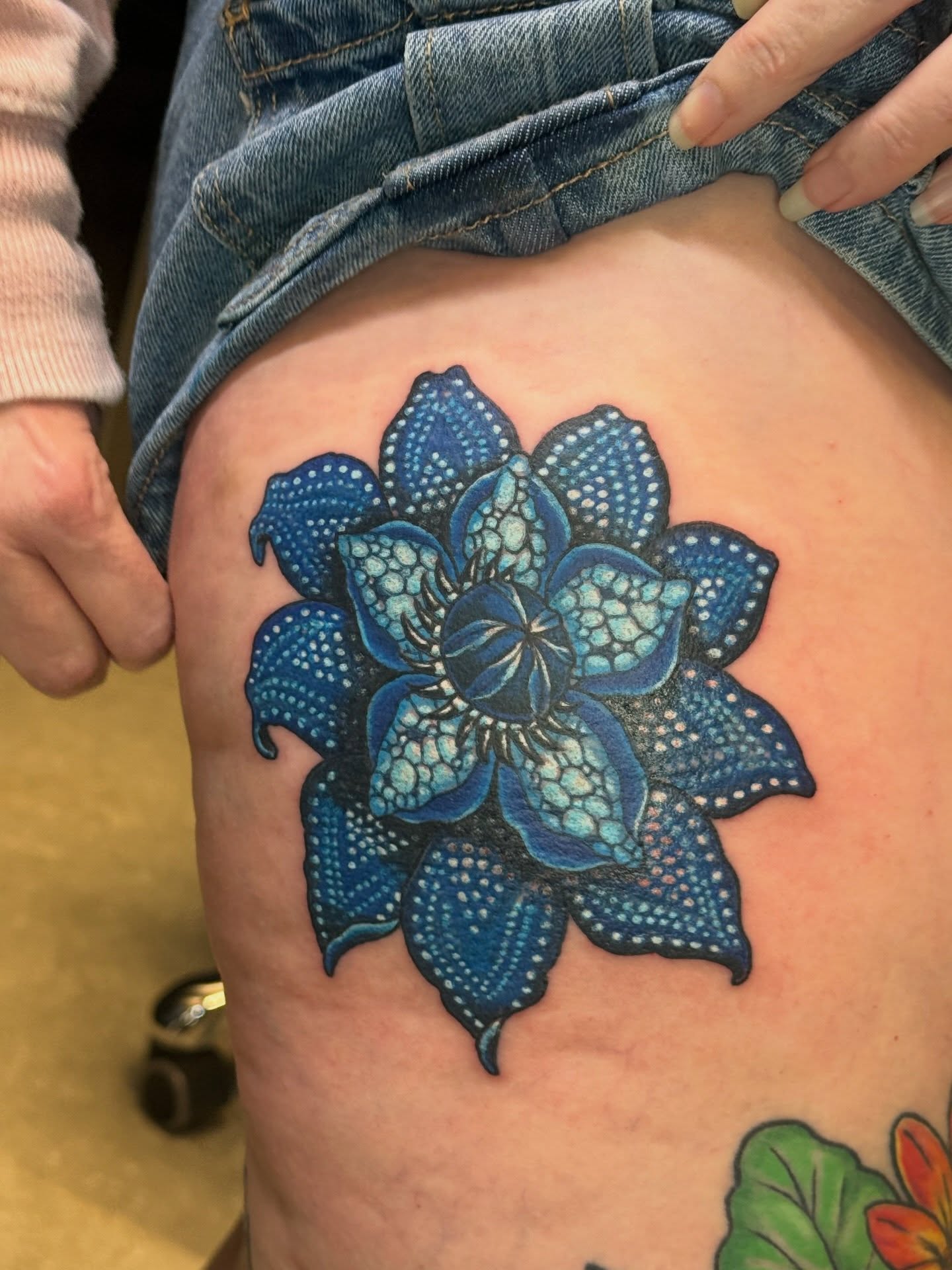 Tattoo by @seanrakos — dotwork