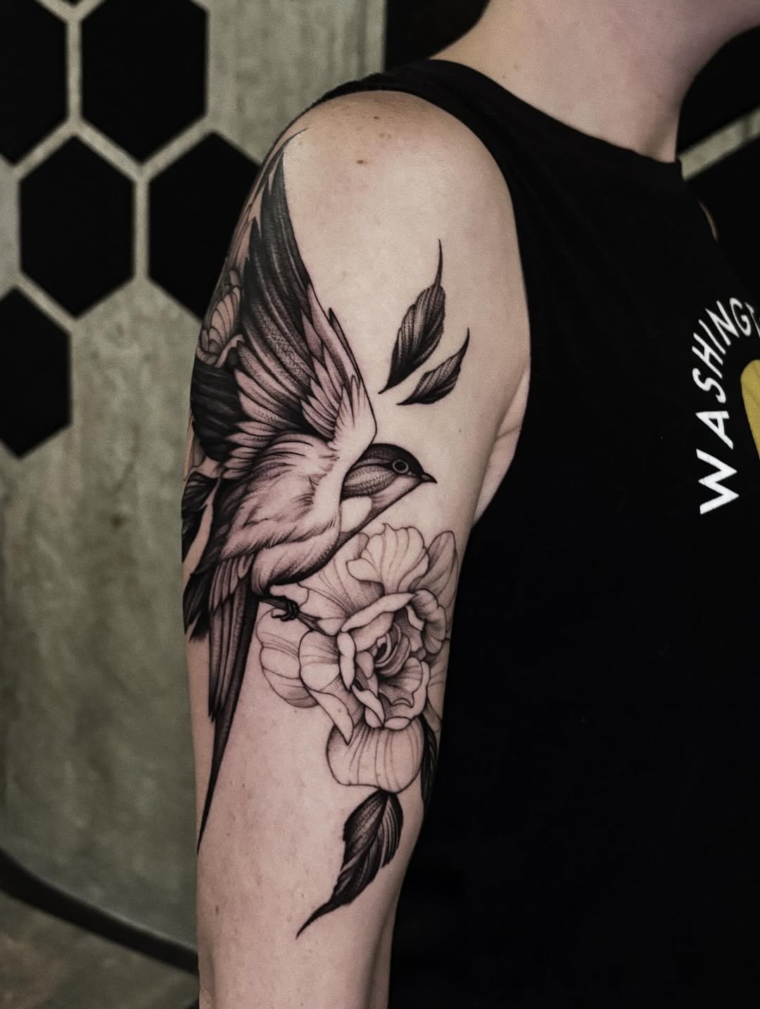 Tattoo by @haileypaetztattoos — black_and_grey, realism