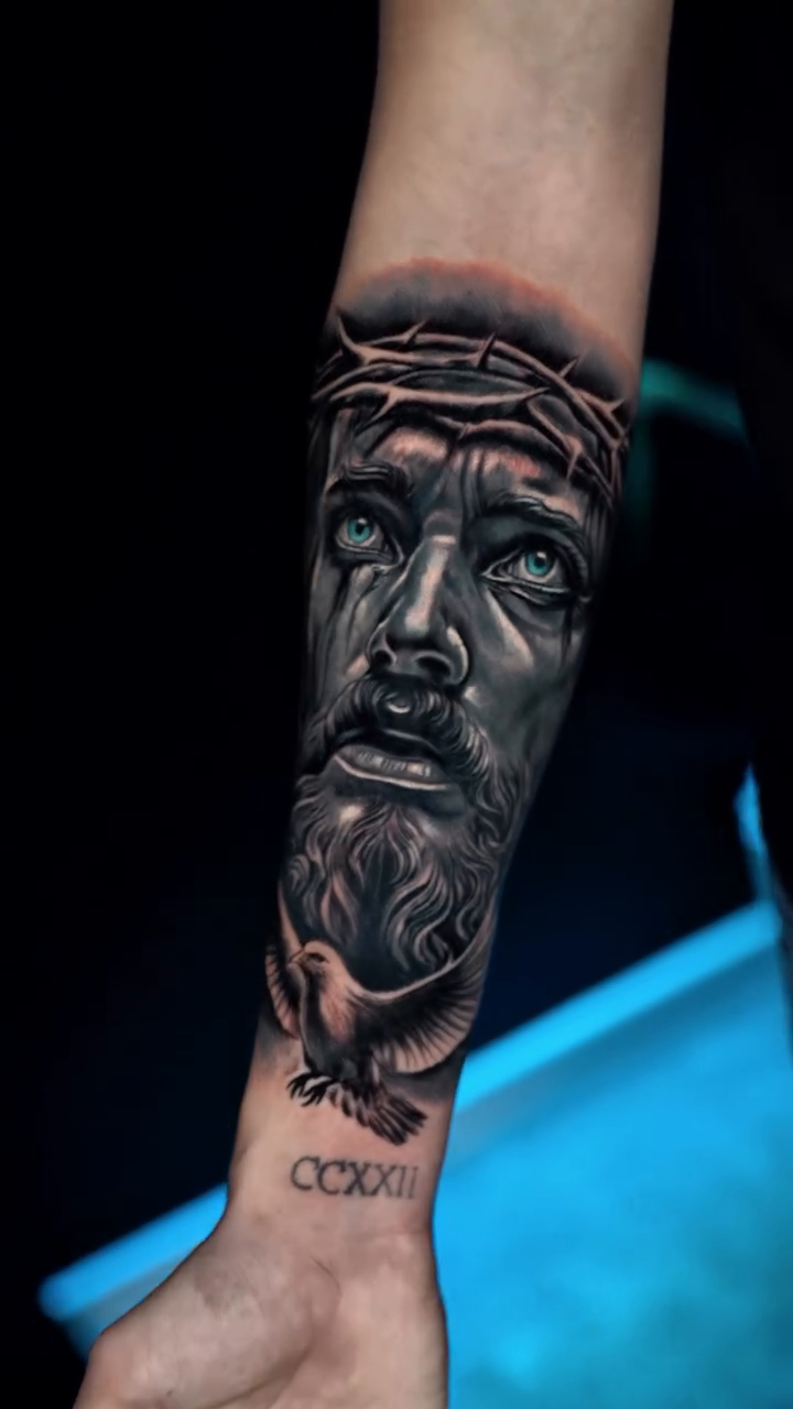 Tattoo by @saekone1 — realism, black_and_grey