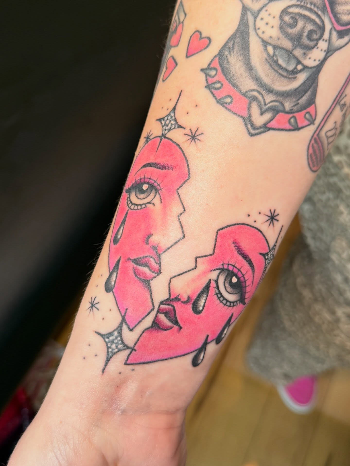 Tattoo by @taylormade_tst — american_traditional, dotwork