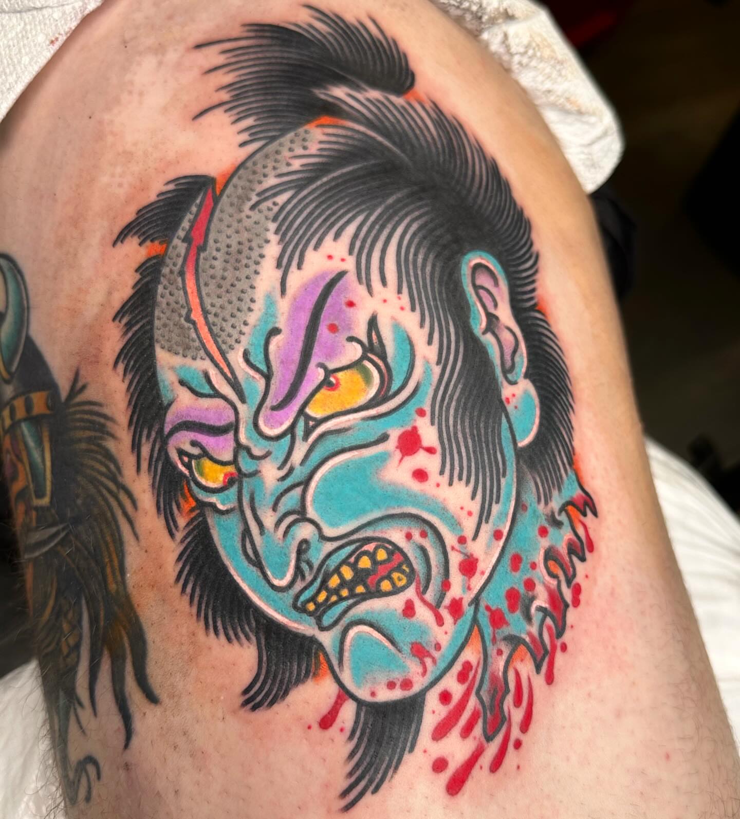 Tattoo by @instagrahamvogel — american_traditional, dotwork