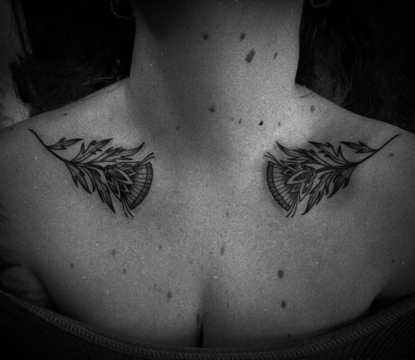 Tattoo by @chrisdafacetattoo — black_and_grey