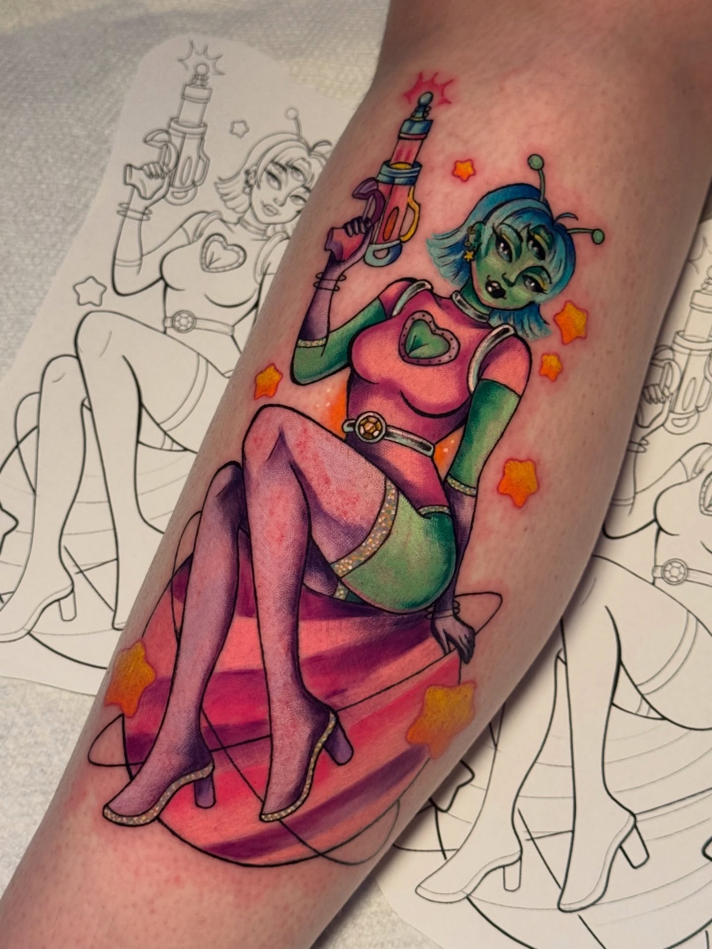 Tattoo by @selena.tattoooss — new_school, illustrative