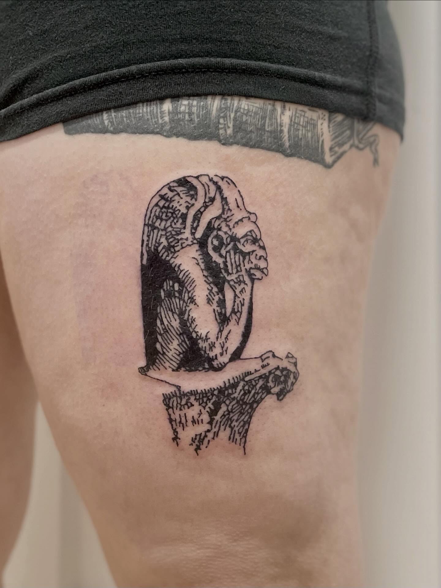 Tattoo by @bartobello — black_and_grey